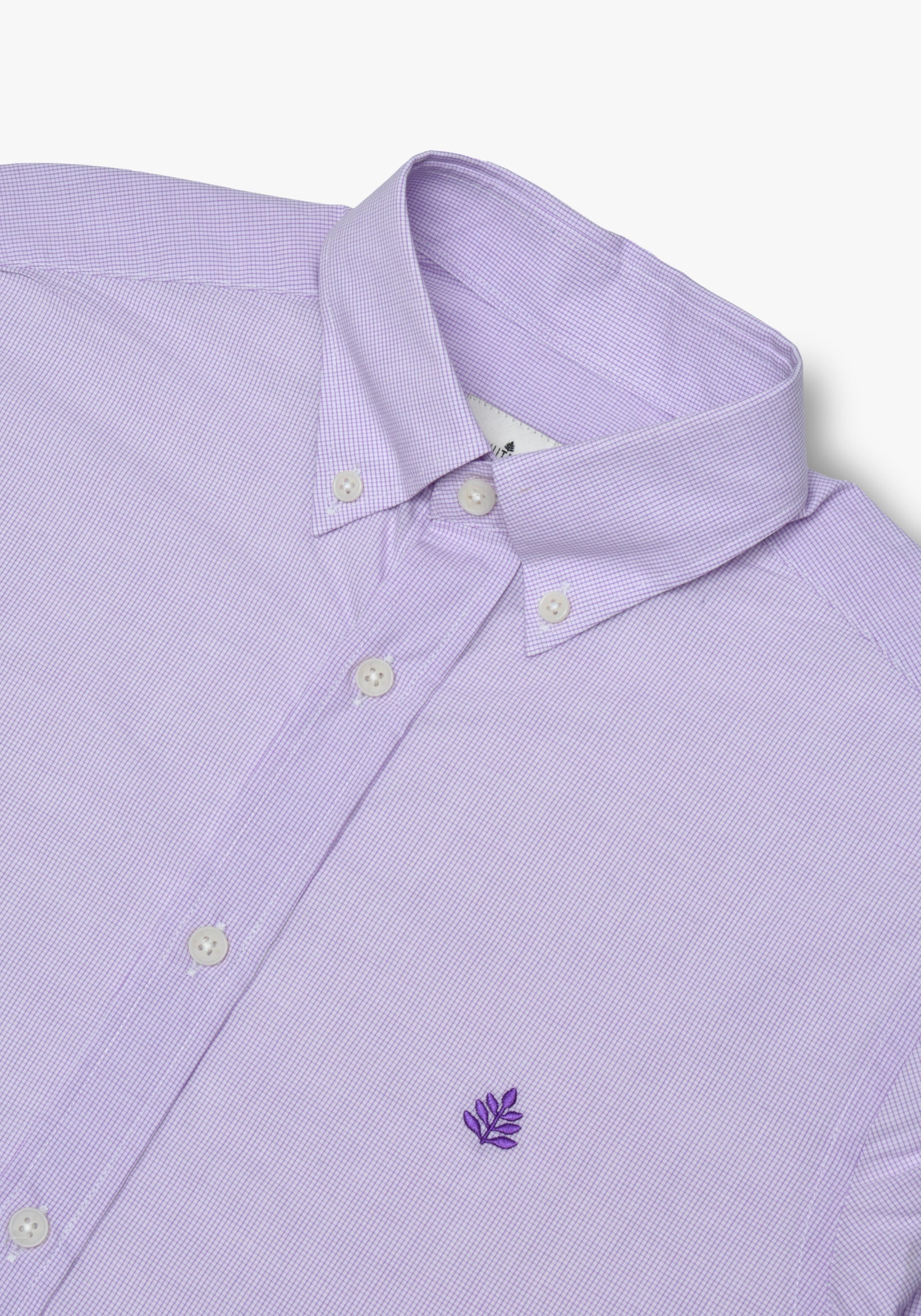 Camisa Whitman Cuadros Peq. Lila - Blanco