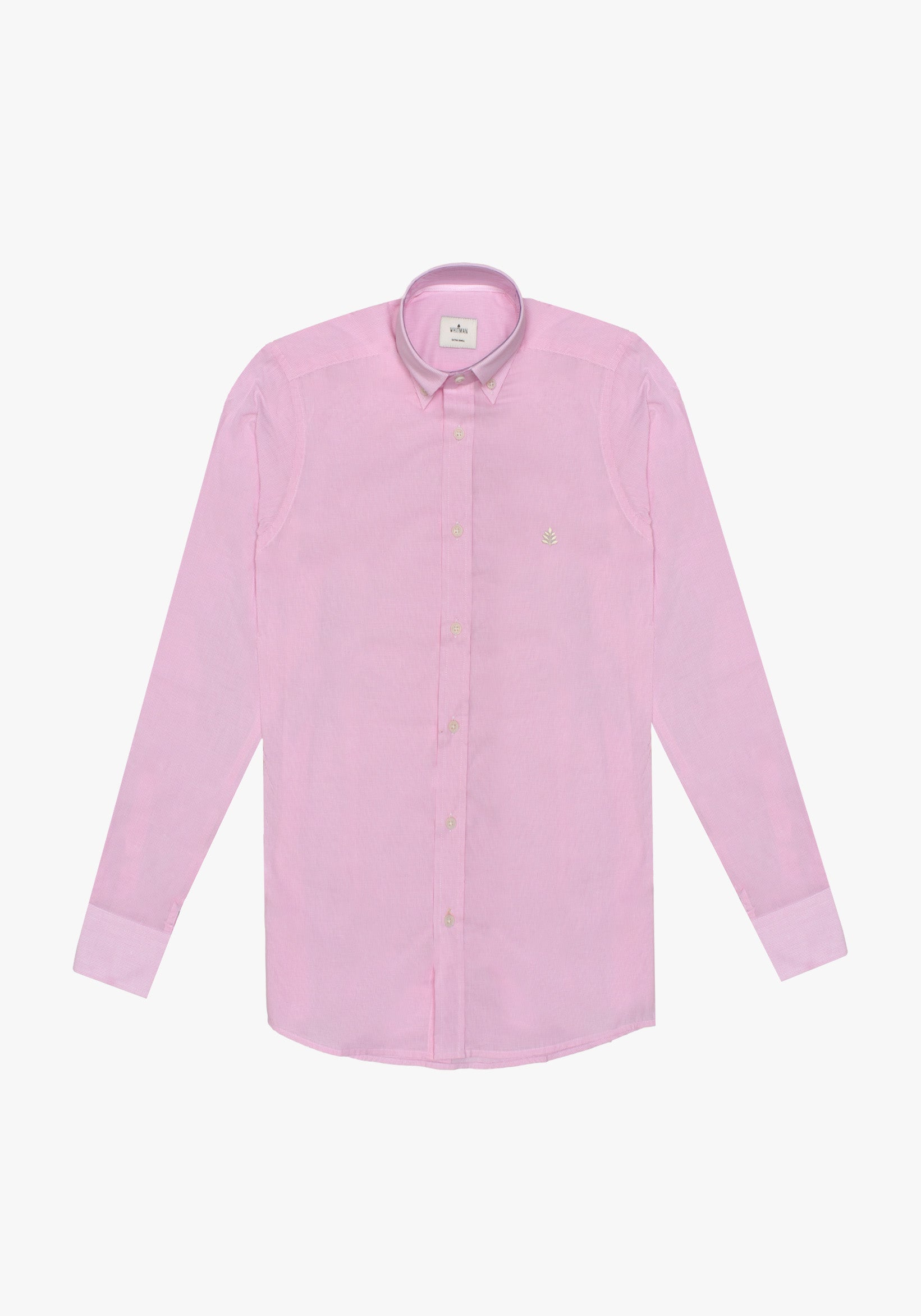 Camisa Whitman Cuadros Peq. Rosado - Blanco