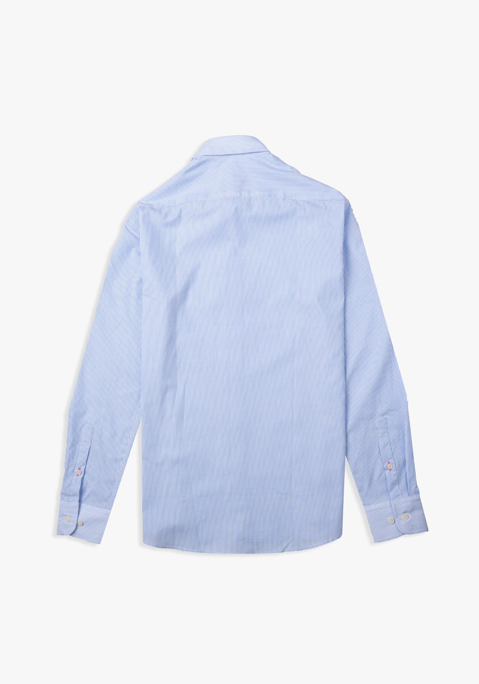 Camisa Whitman Lineas Del. Azul Medio - Blanco