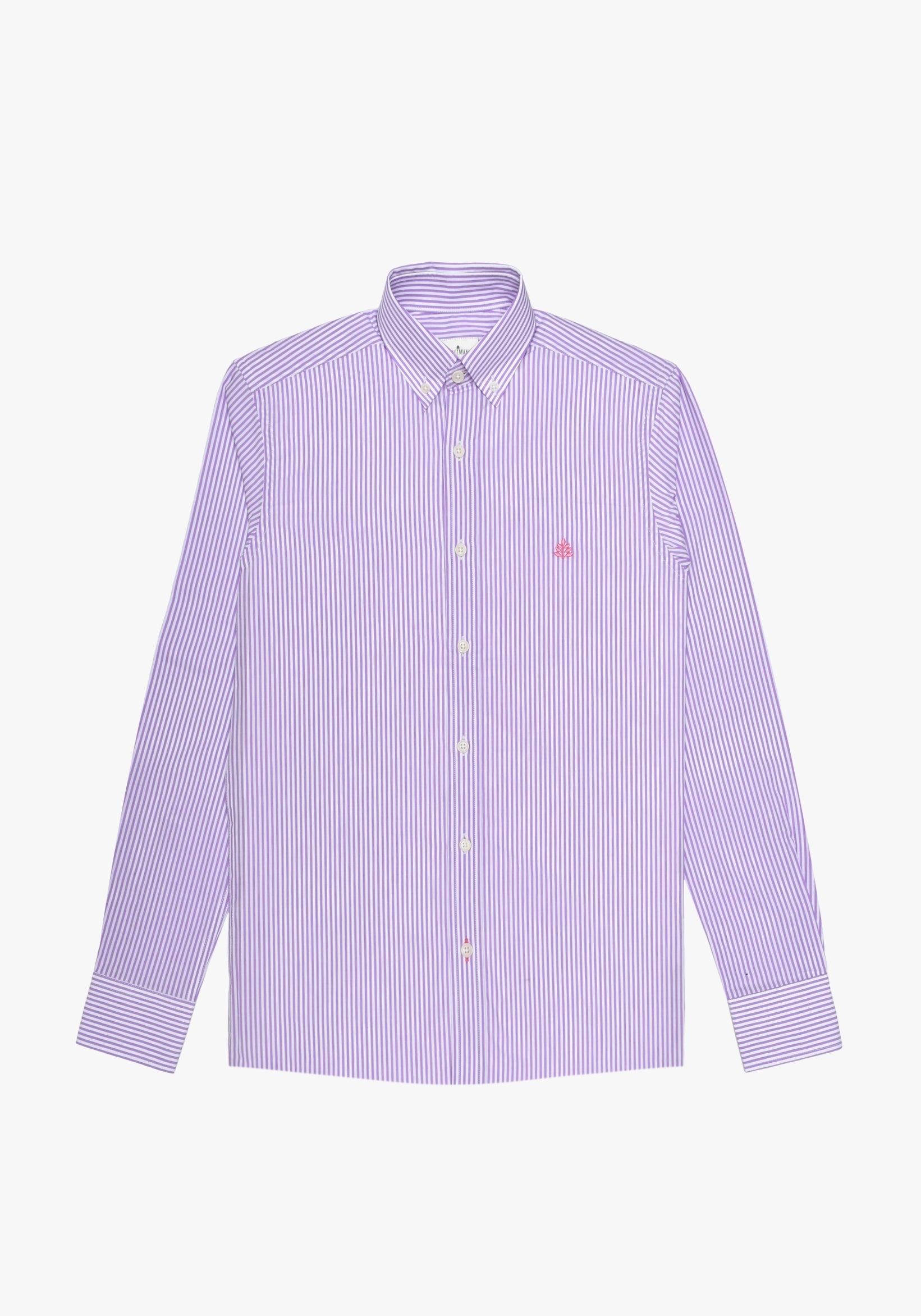 Camisa Whitman Líneas Morado - Blanco Cbd