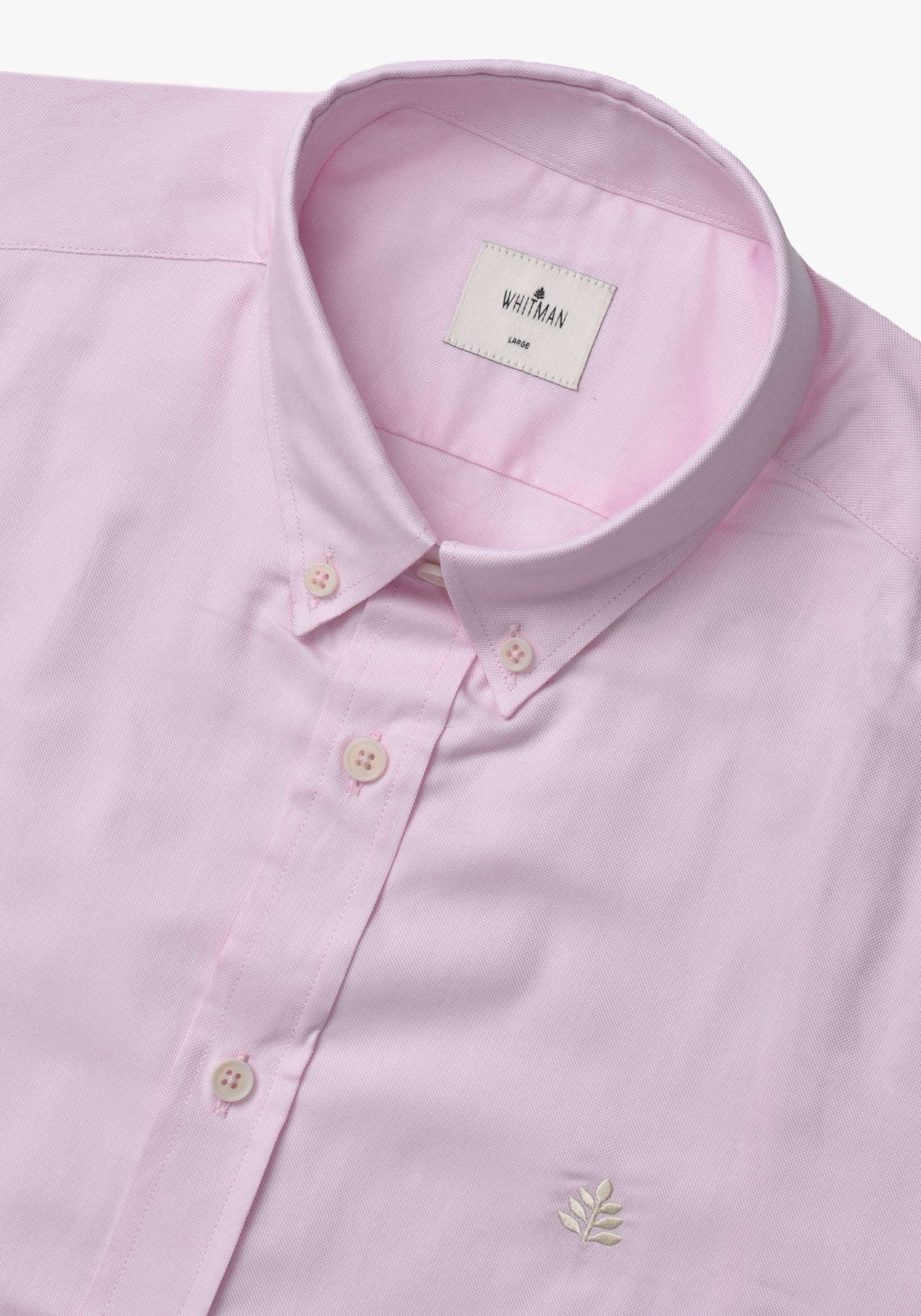 Camisa Whitman Rosada Cuello Button Down