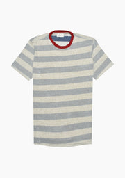 Playera Boyd Rayas Azul - Beige