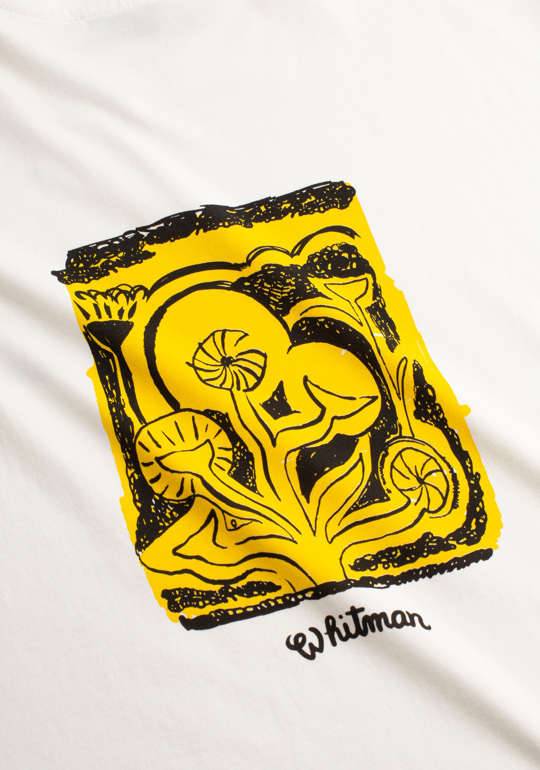 Playera H Glenn Estampada Marfil