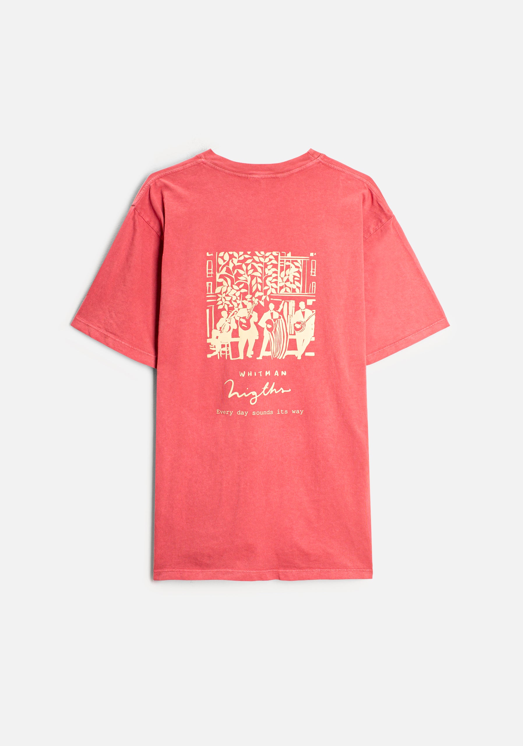 Playera H Peck Garment Dyed Coral
