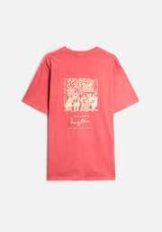Playera H Peck Garment Dyed Coral
