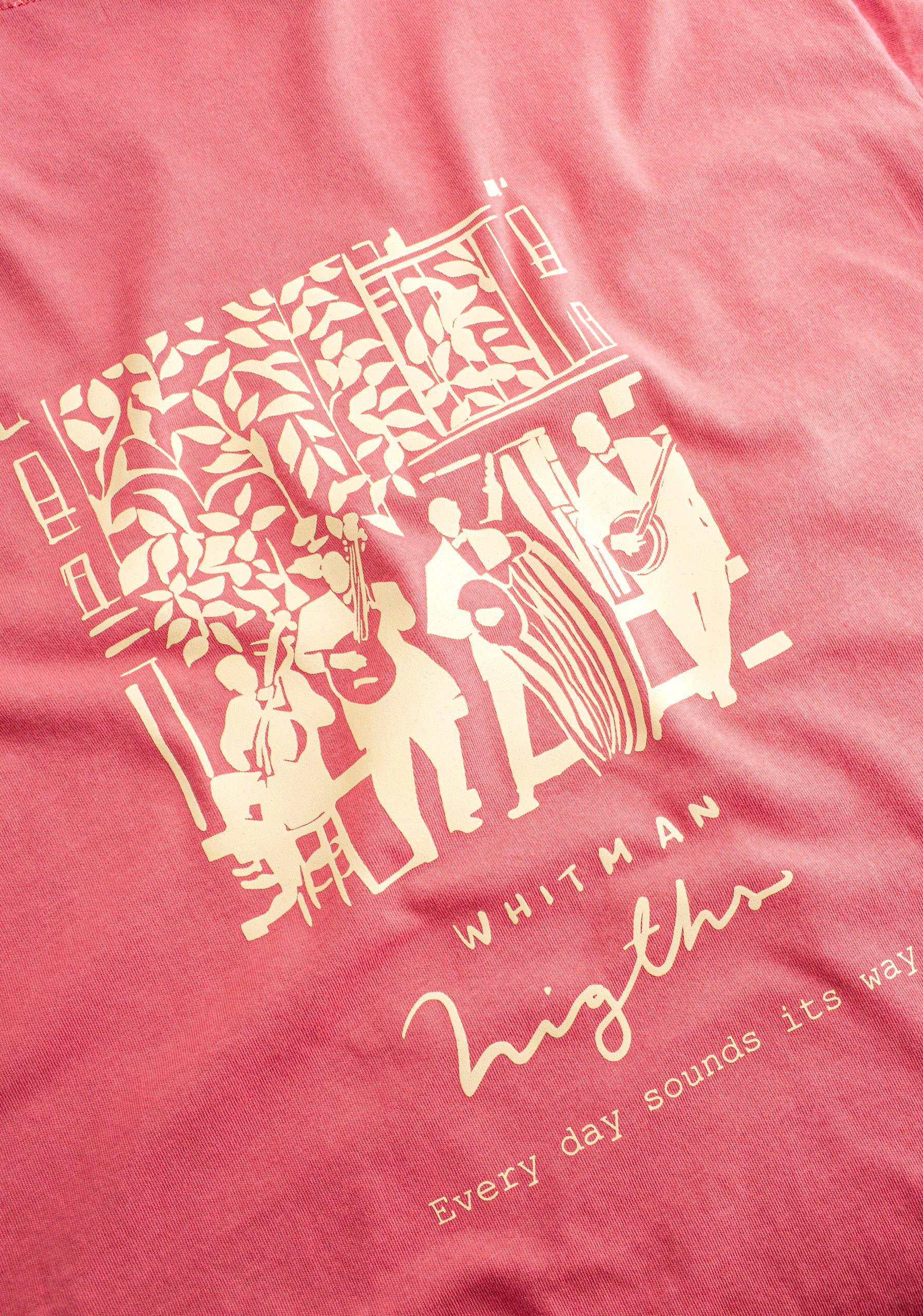 Playera H Peck Garment Dyed Coral