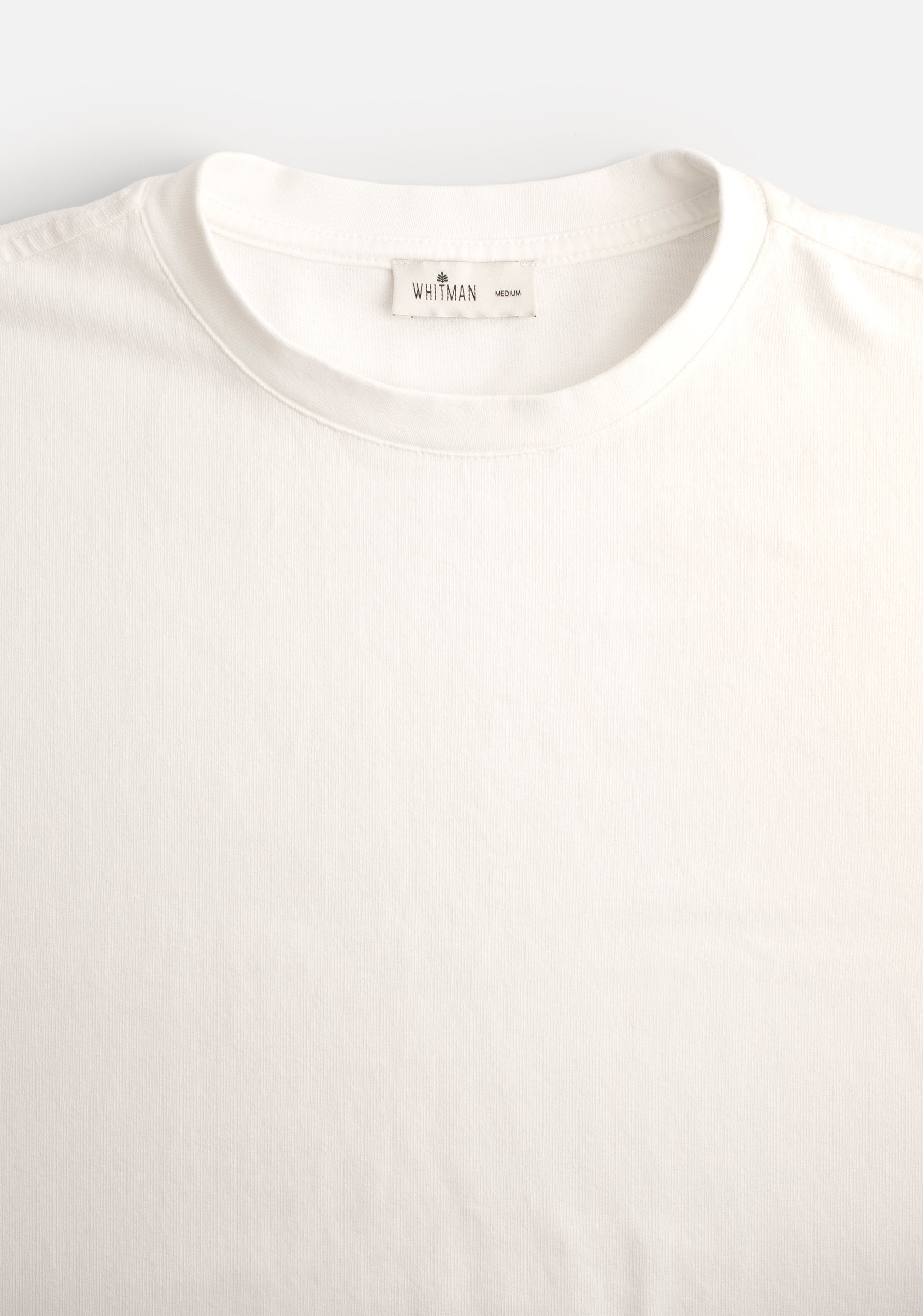 Camiseta H Premium Unicolor Marfil