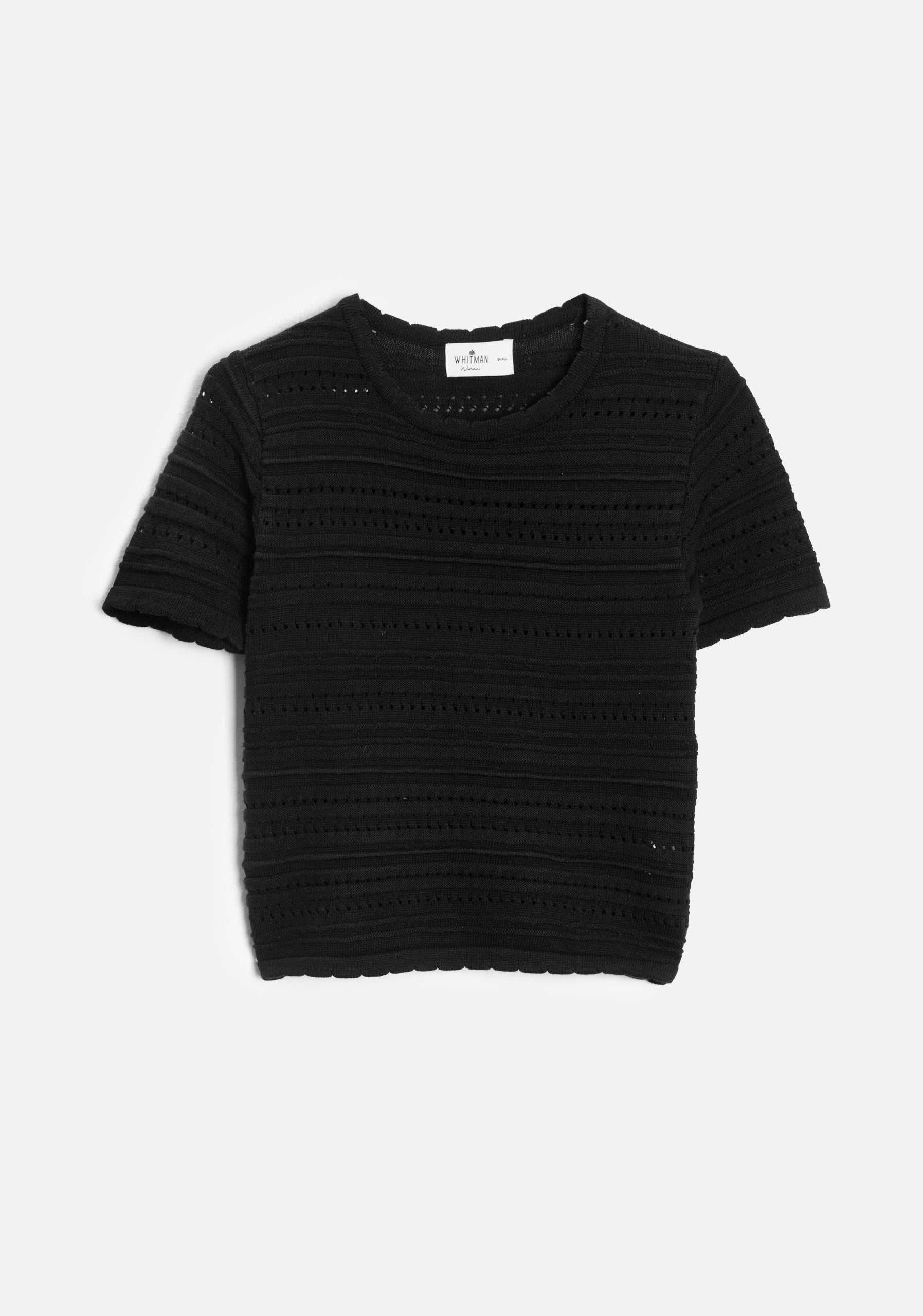Playera Knit Odette negro