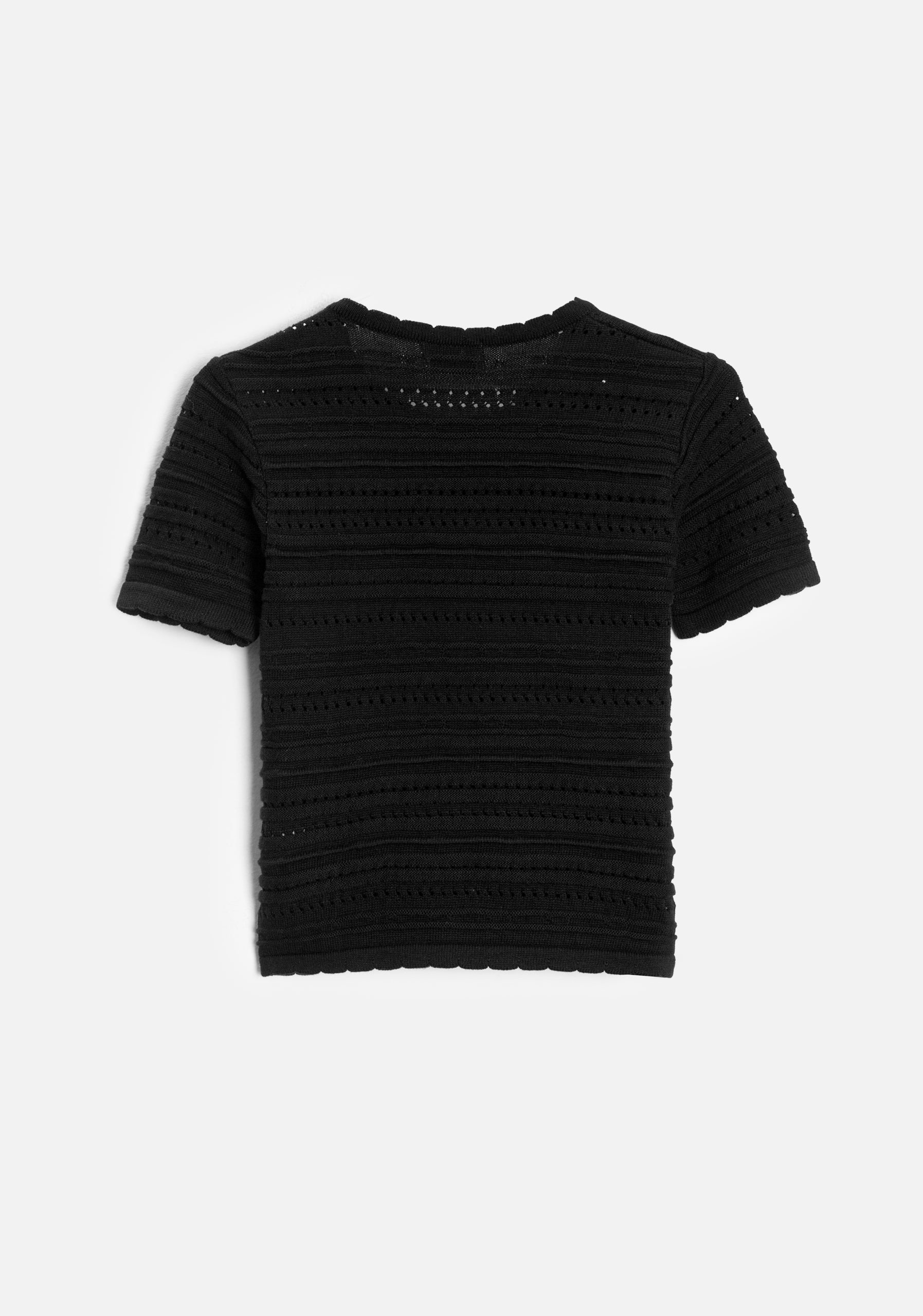 Playera Knit Odette negro