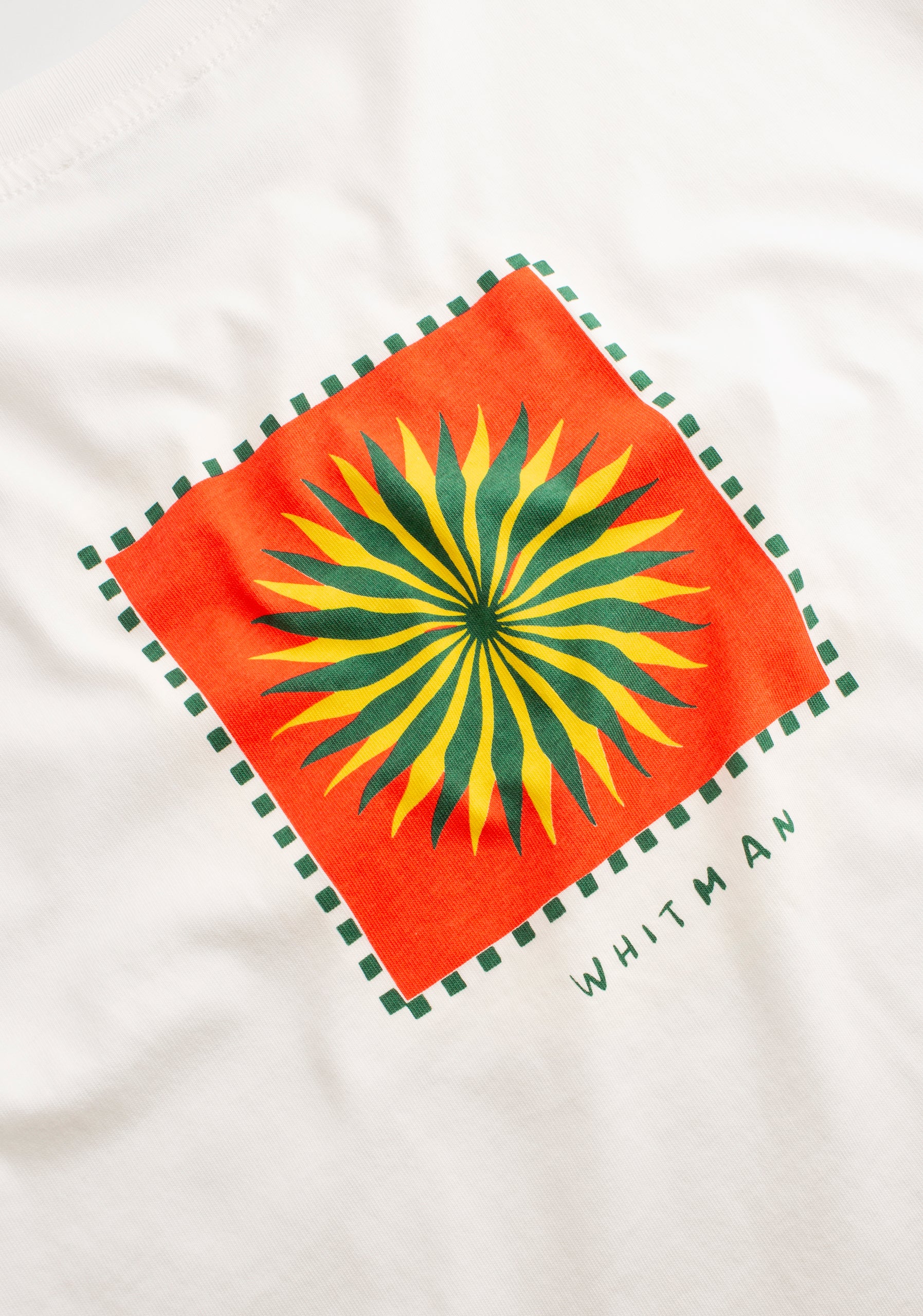 Playera M Garbo Estampado Marfil