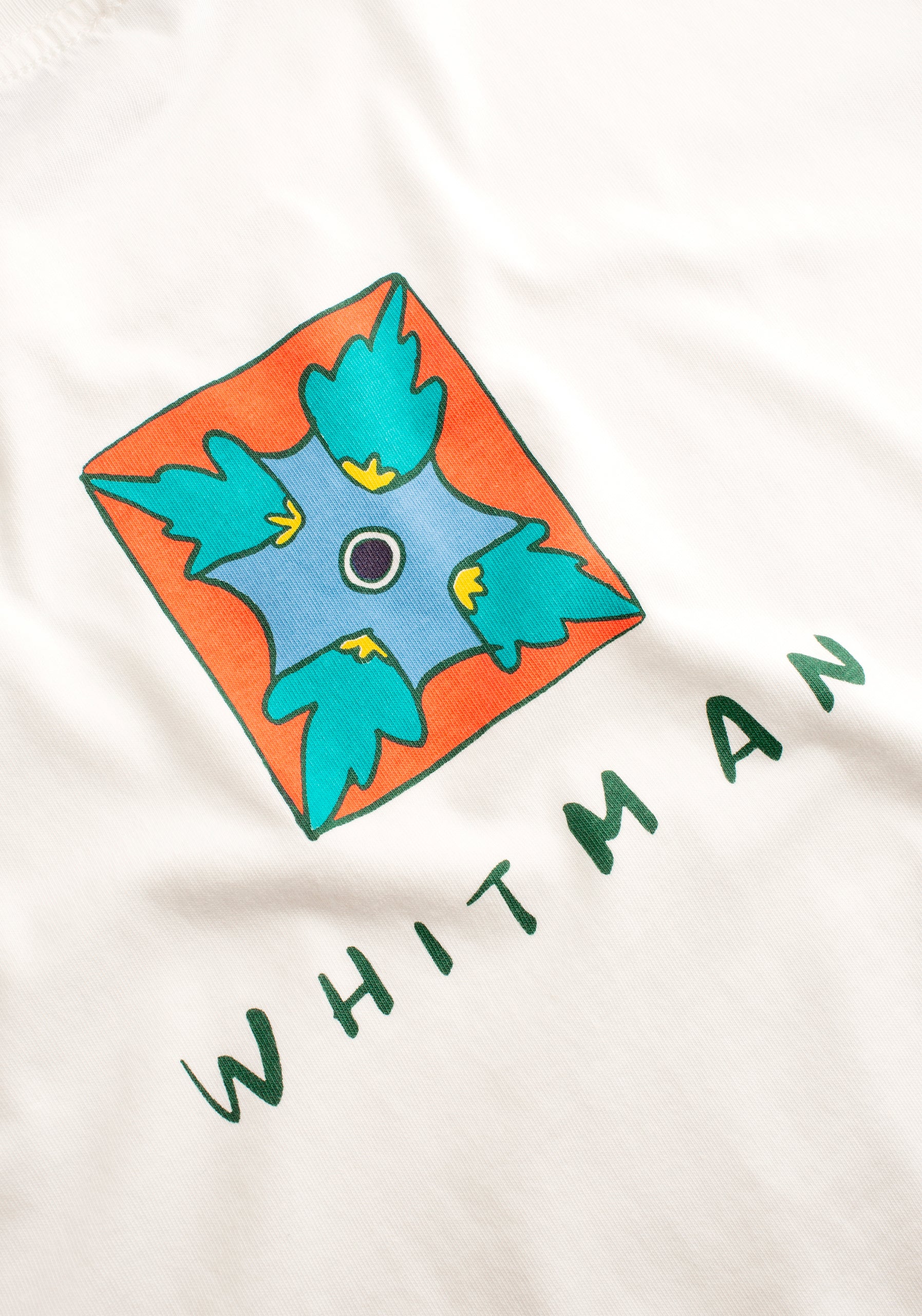 Playera M Garland Estampada Marfil