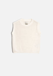 Playera M Tejida Serena Hueso