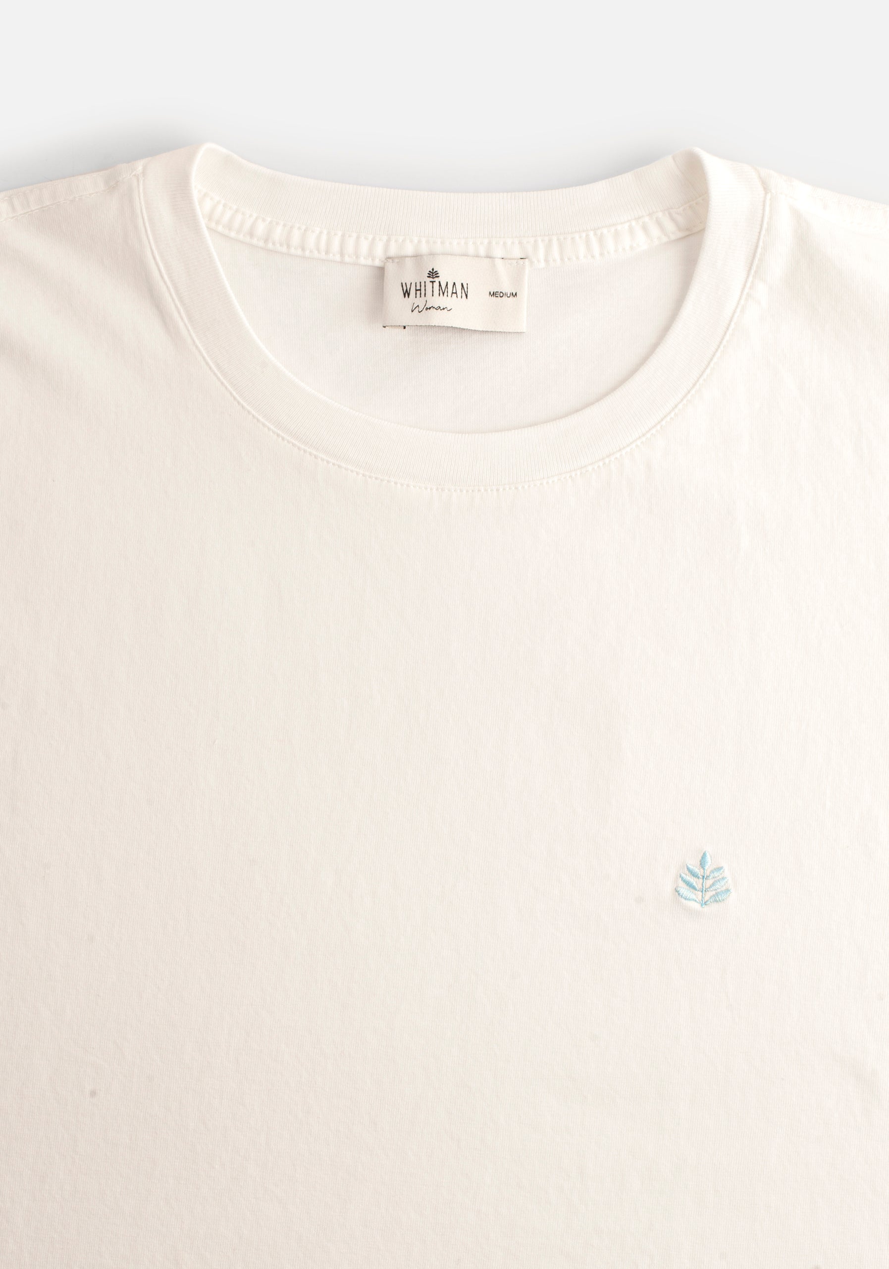 Playera M Unicolor CR L-Azc Marfil