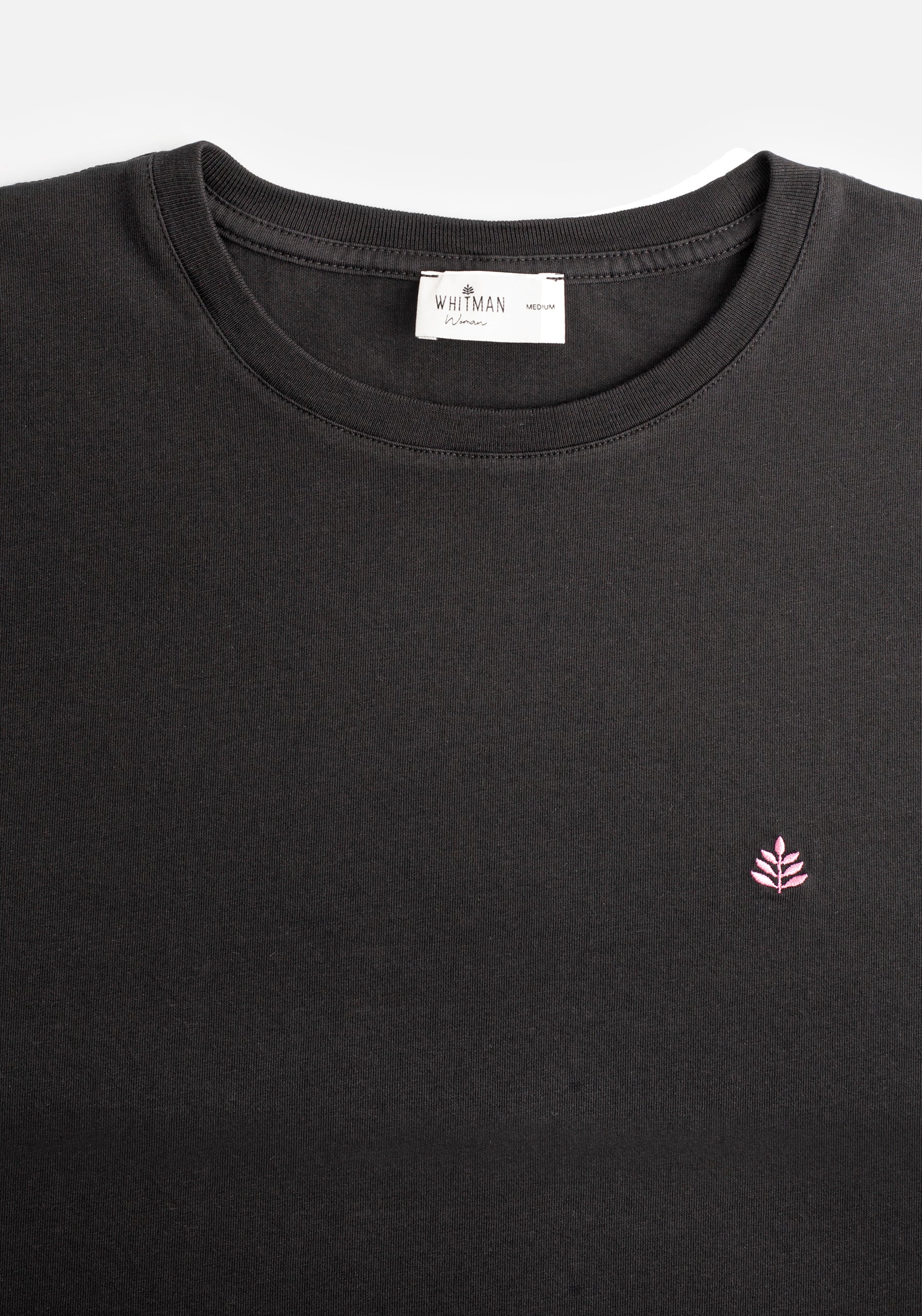 Playera M Unicolor CR L-Fuc Negro