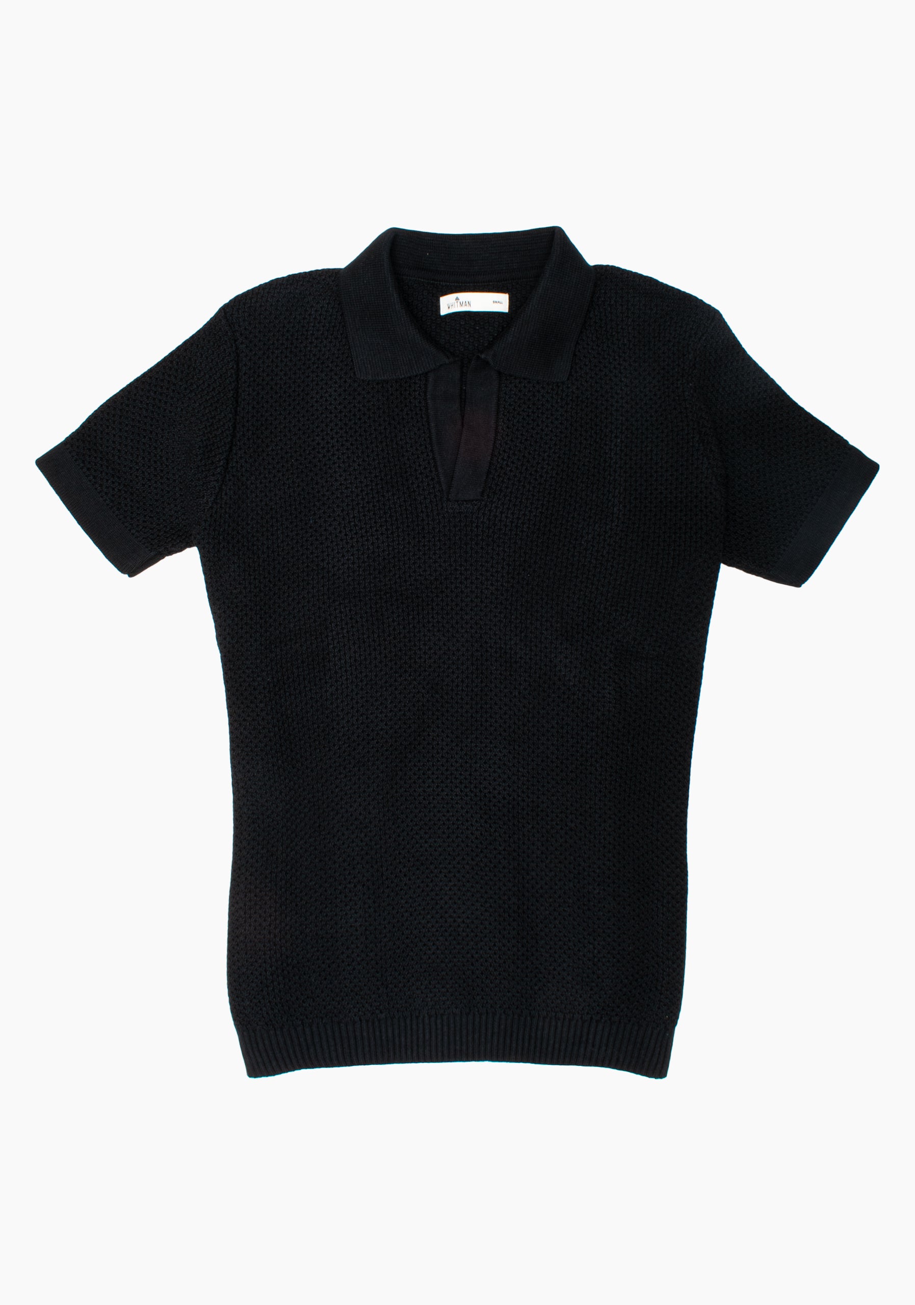 Playera Polo Calada Negra