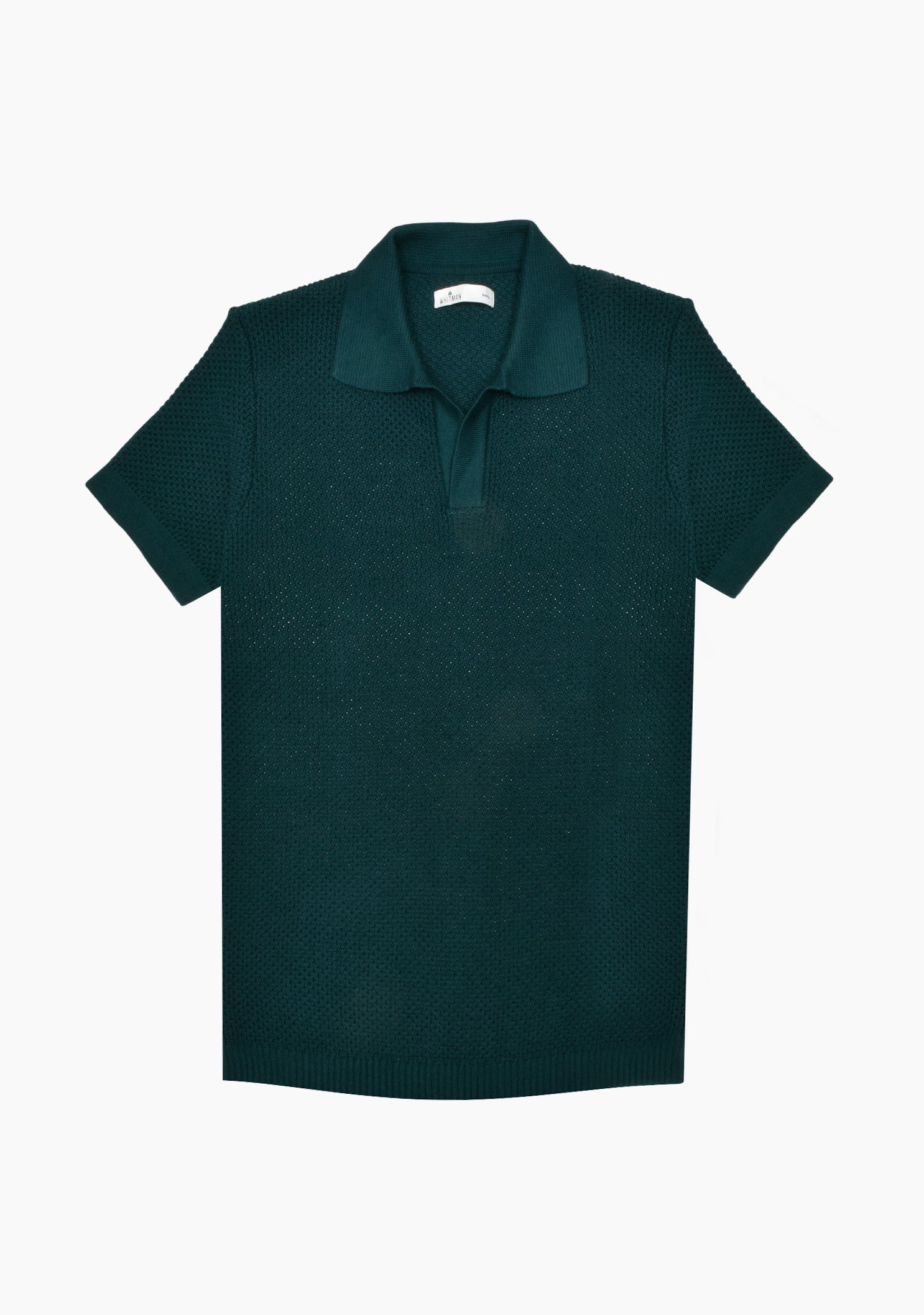 Playera Polo Calada Verde Oscuro