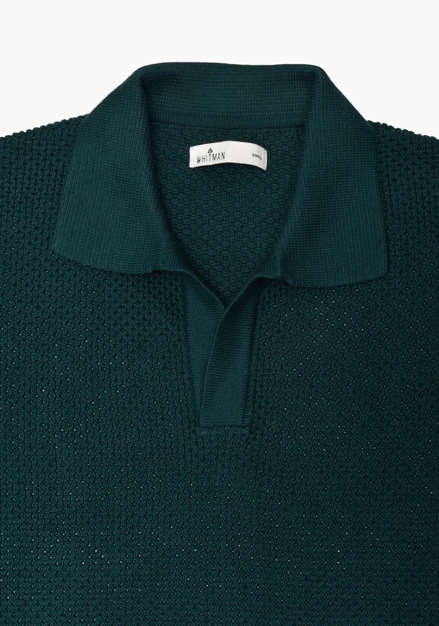 Playera Polo Calada Verde Oscuro