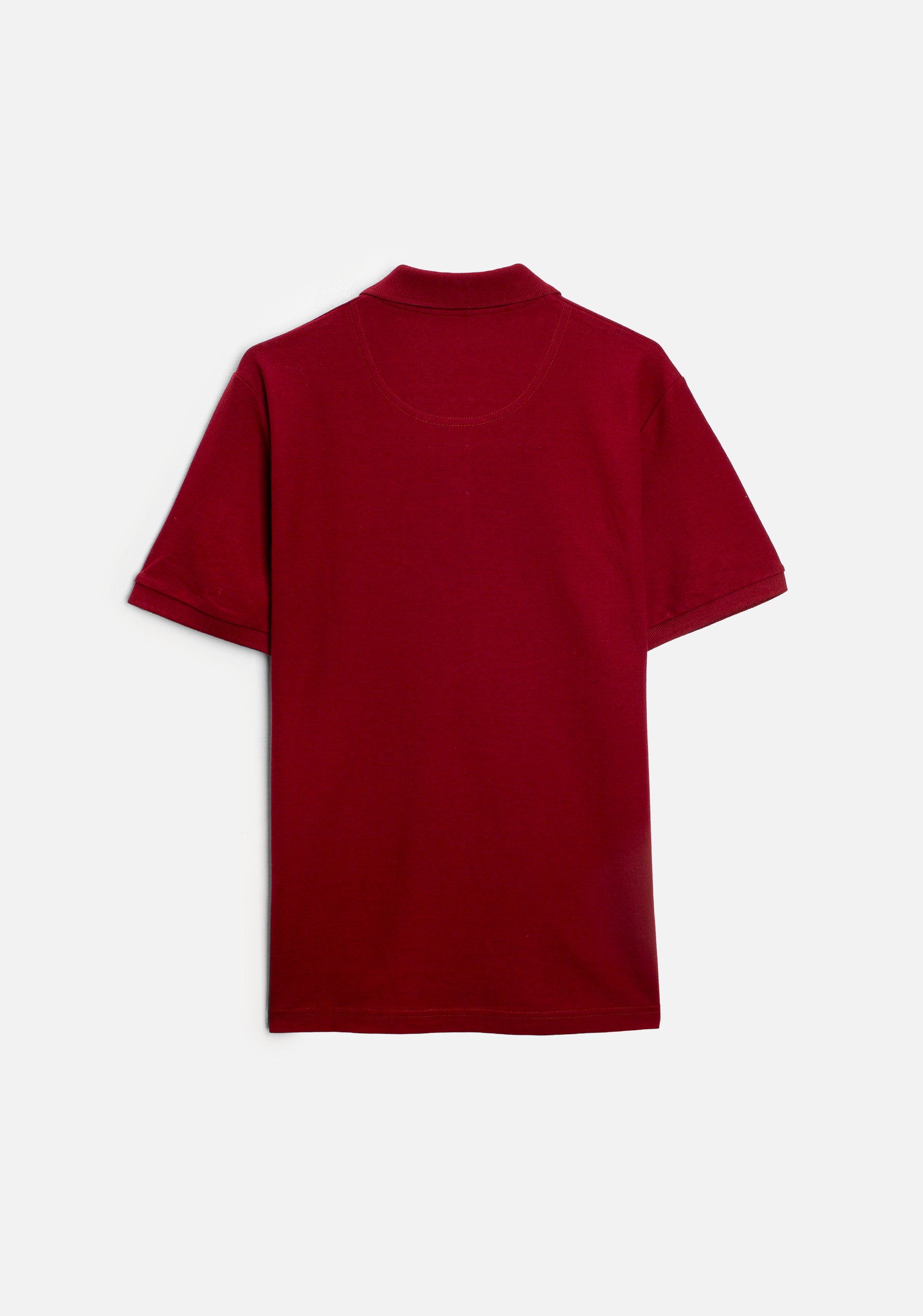 Playera Polo H Unicolor L-Azul Vino