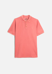 Playera Polo H Unicolor L-Atn Palo de Rosa
