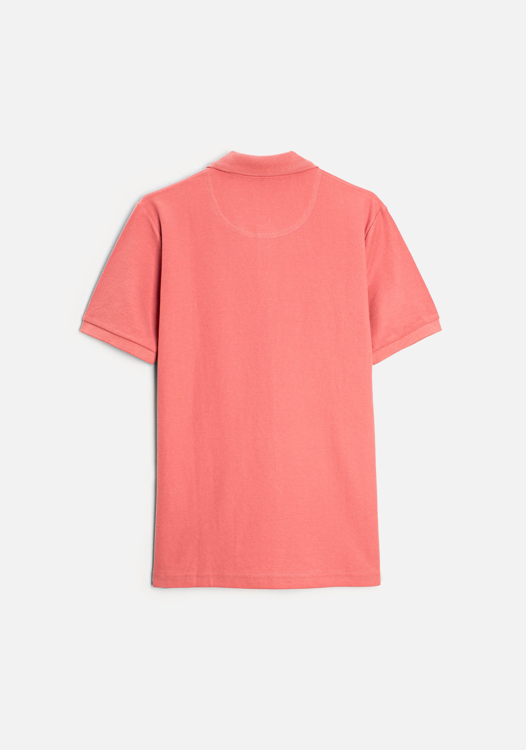 Playera Polo H Unicolor L-Atn Palo de Rosa