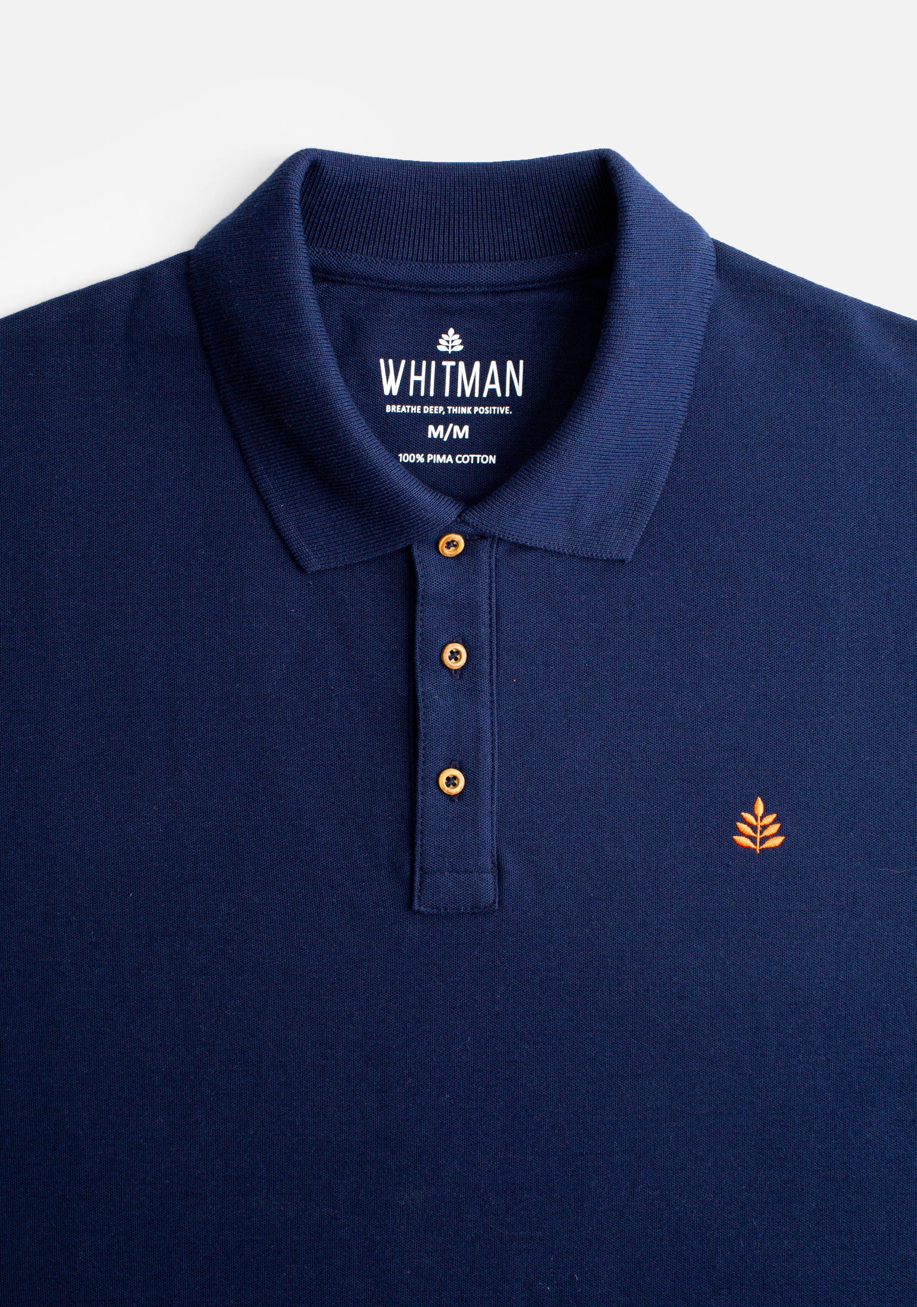 Playera Polo H Unicolor L-Nar Azul Osc.