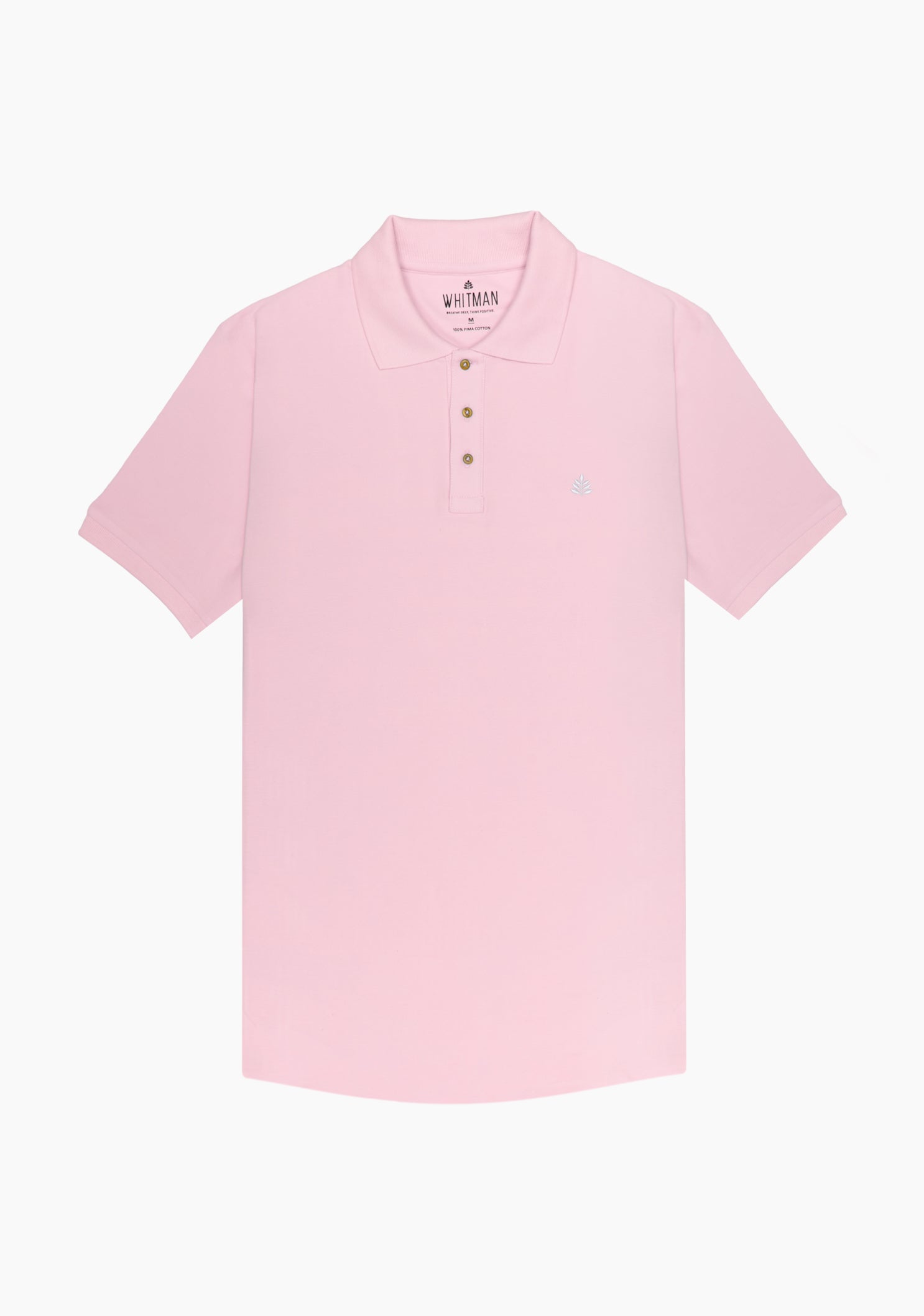 Playera Tipo Polo Rosado L-Mar