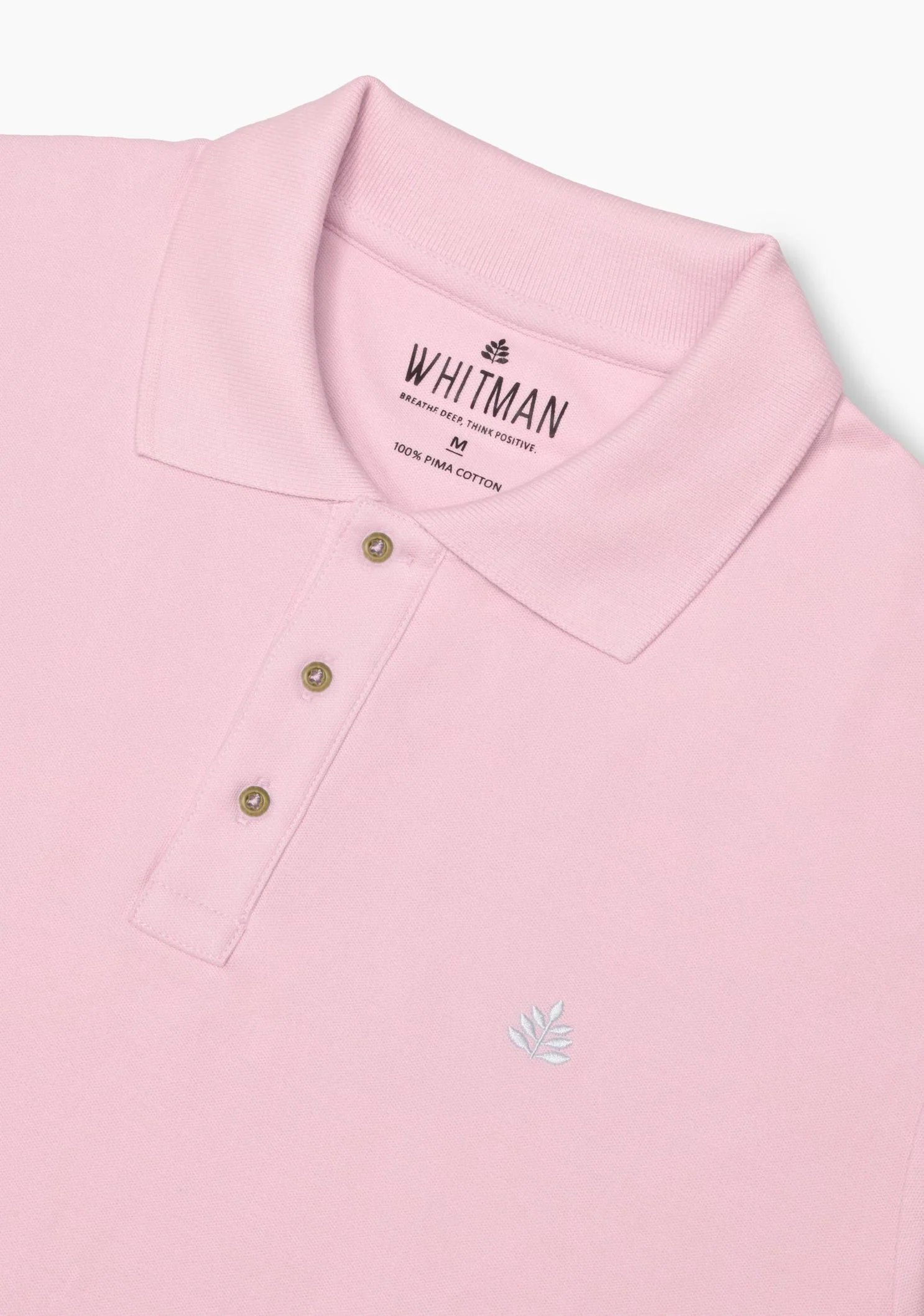 Playera Tipo Polo Rosado