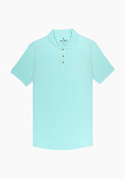 Playera Tipo Polo Verde Claro L-Mar
