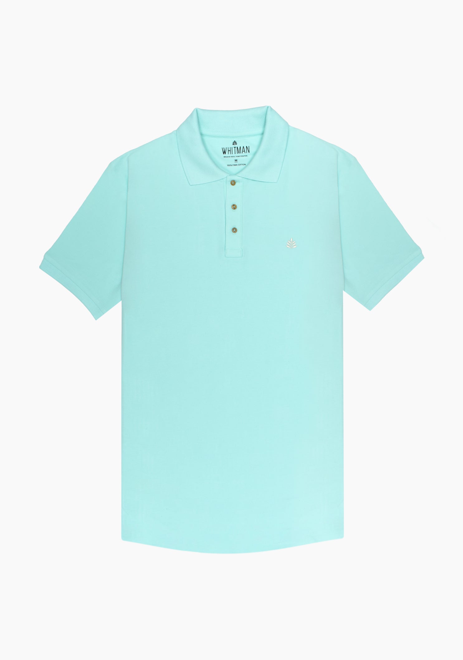 Playera Tipo Polo Verde Claro L-Mar