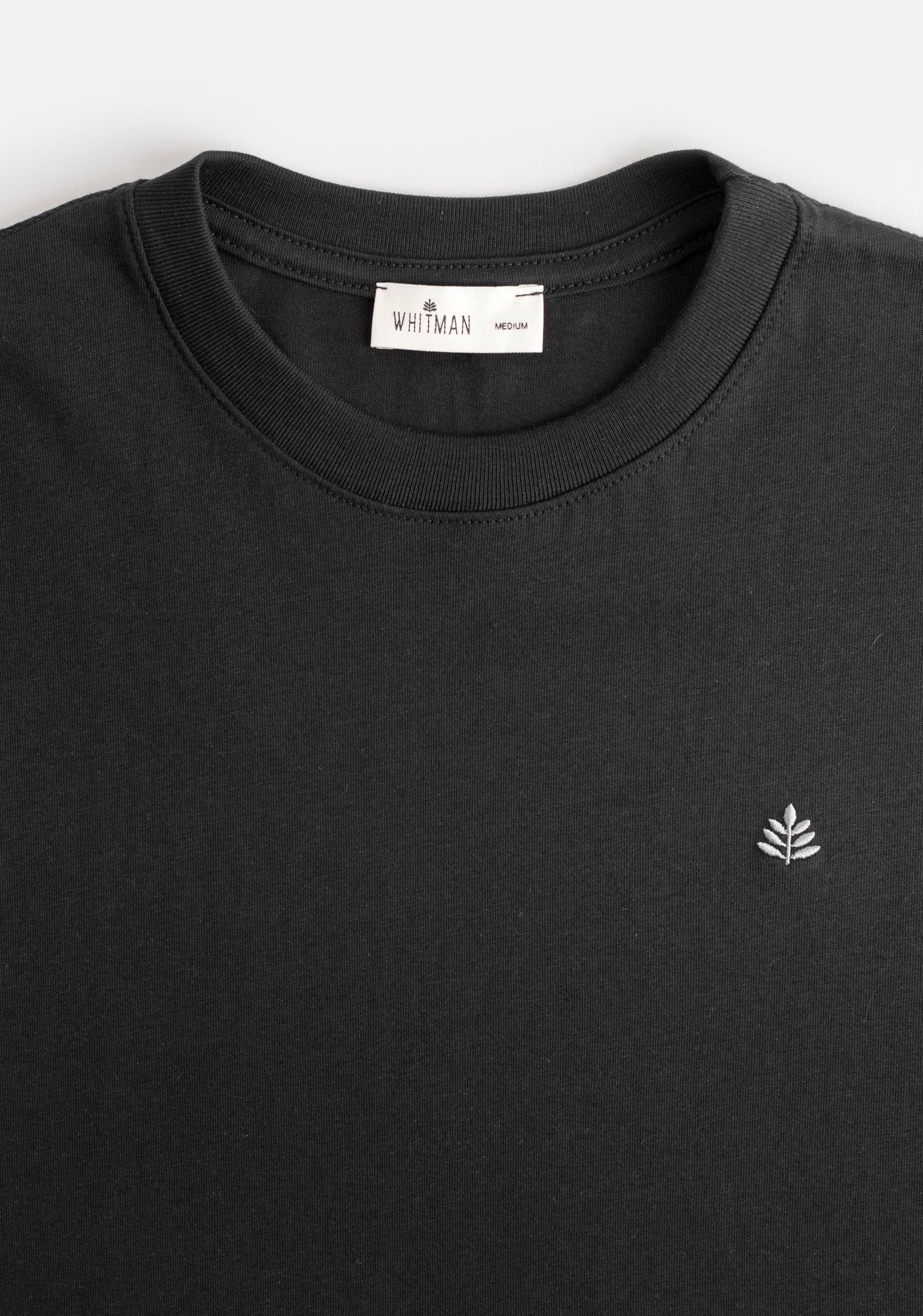 Playera H Unicolor L-Gris Negro