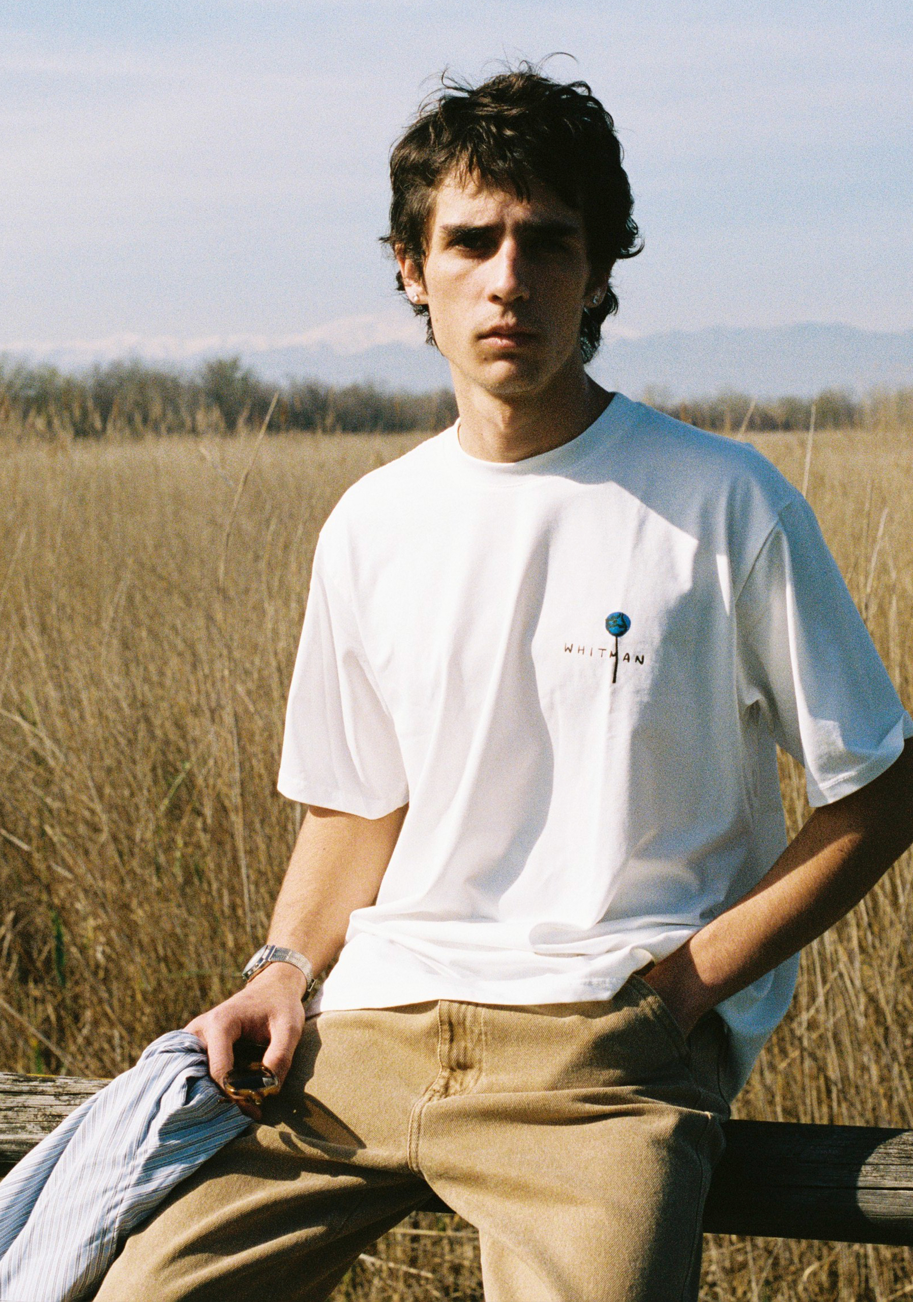 Playera H Botánico Marfil