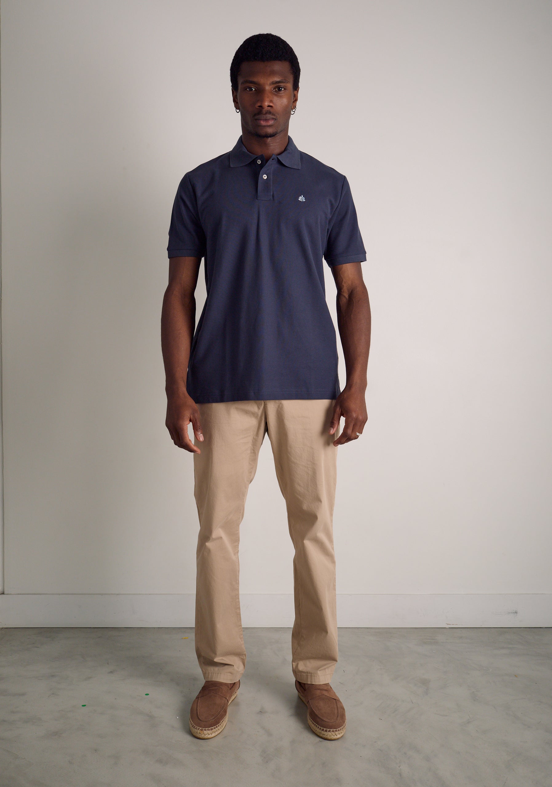 Playera Polo H L-Azc Gris Osc