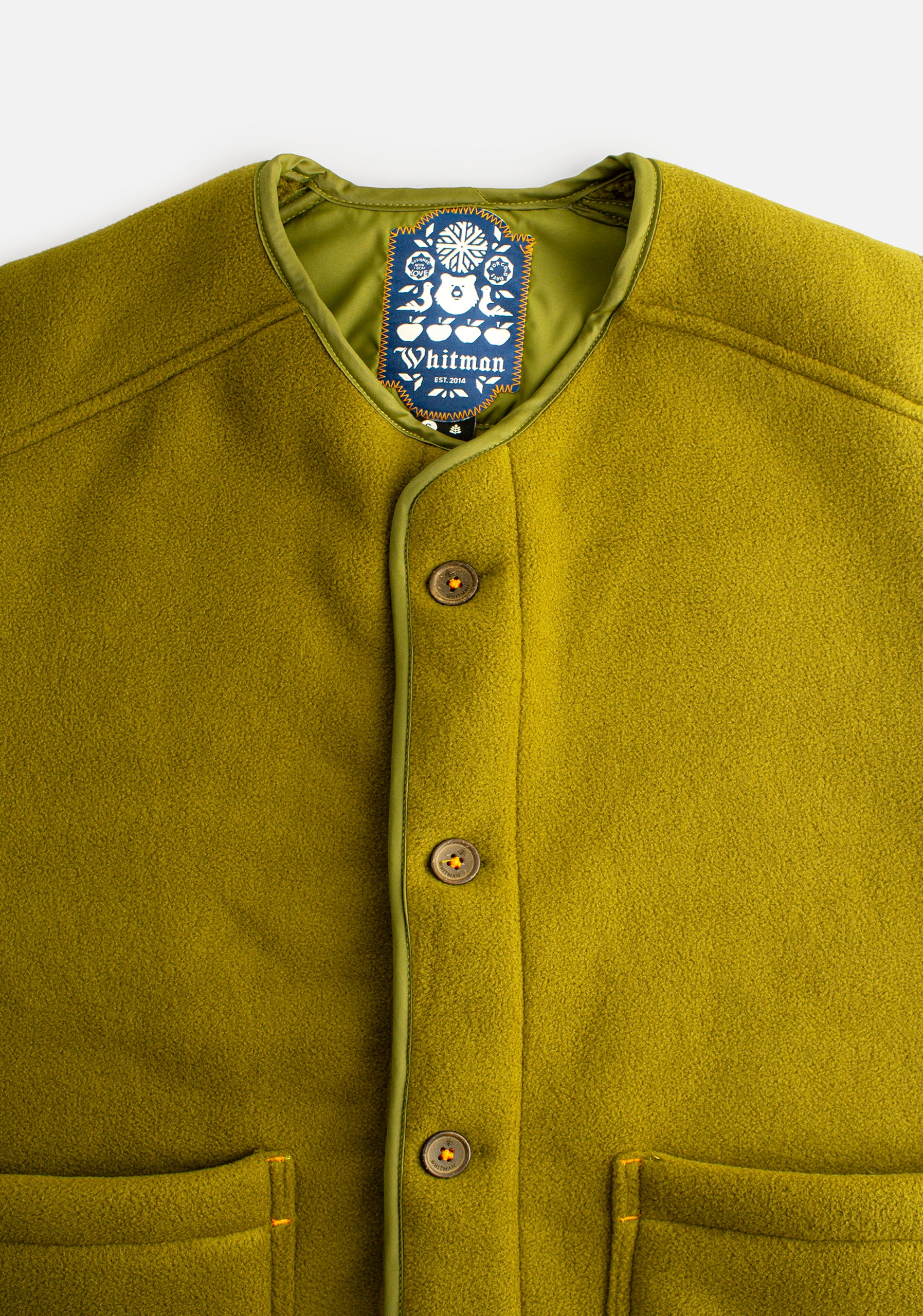 Chaleco H Adam Sherpa Verde Claro