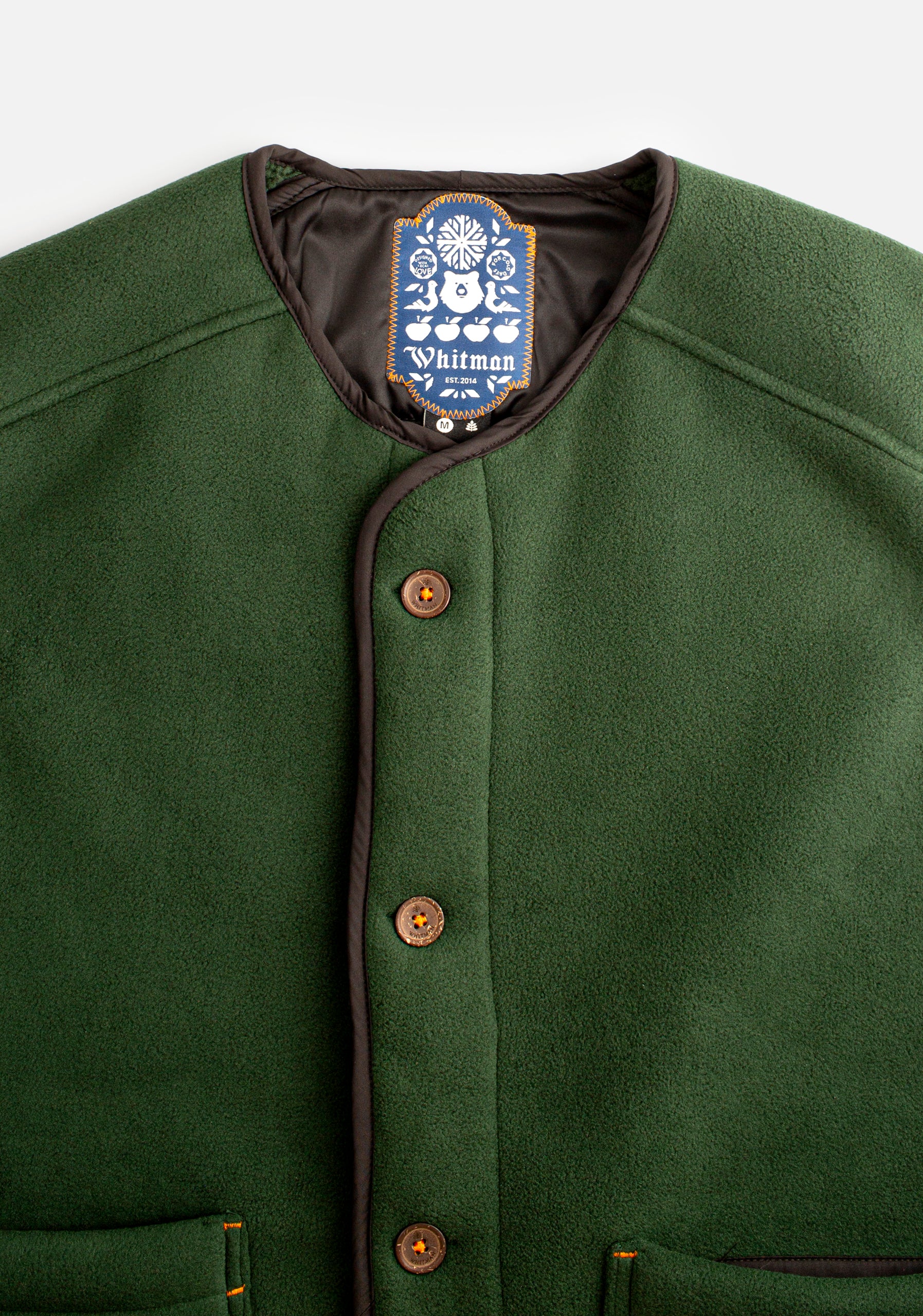 Chaleco H Adam Sherpa Verde Osc.