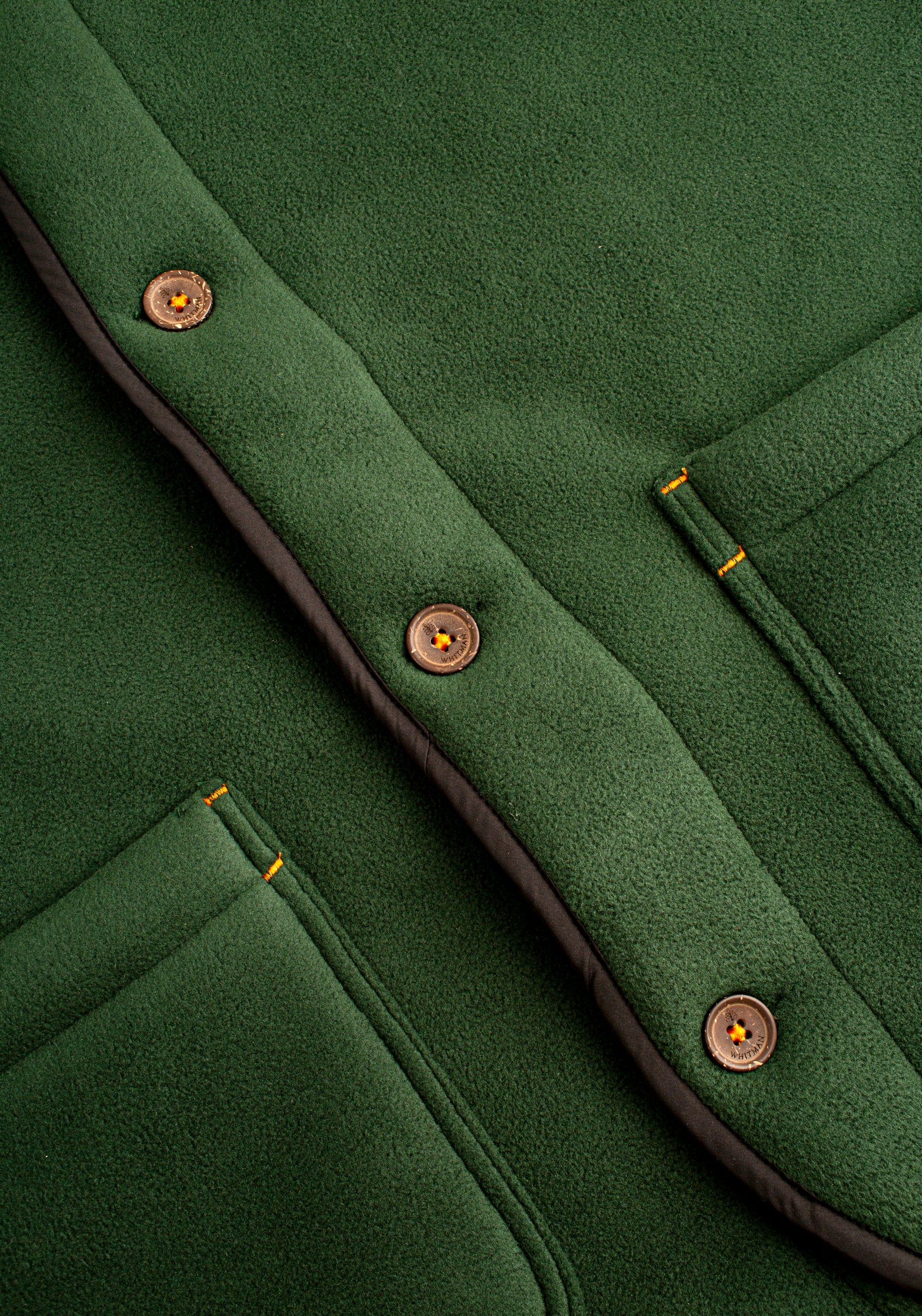 Chaleco H Adam Sherpa Verde Osc.