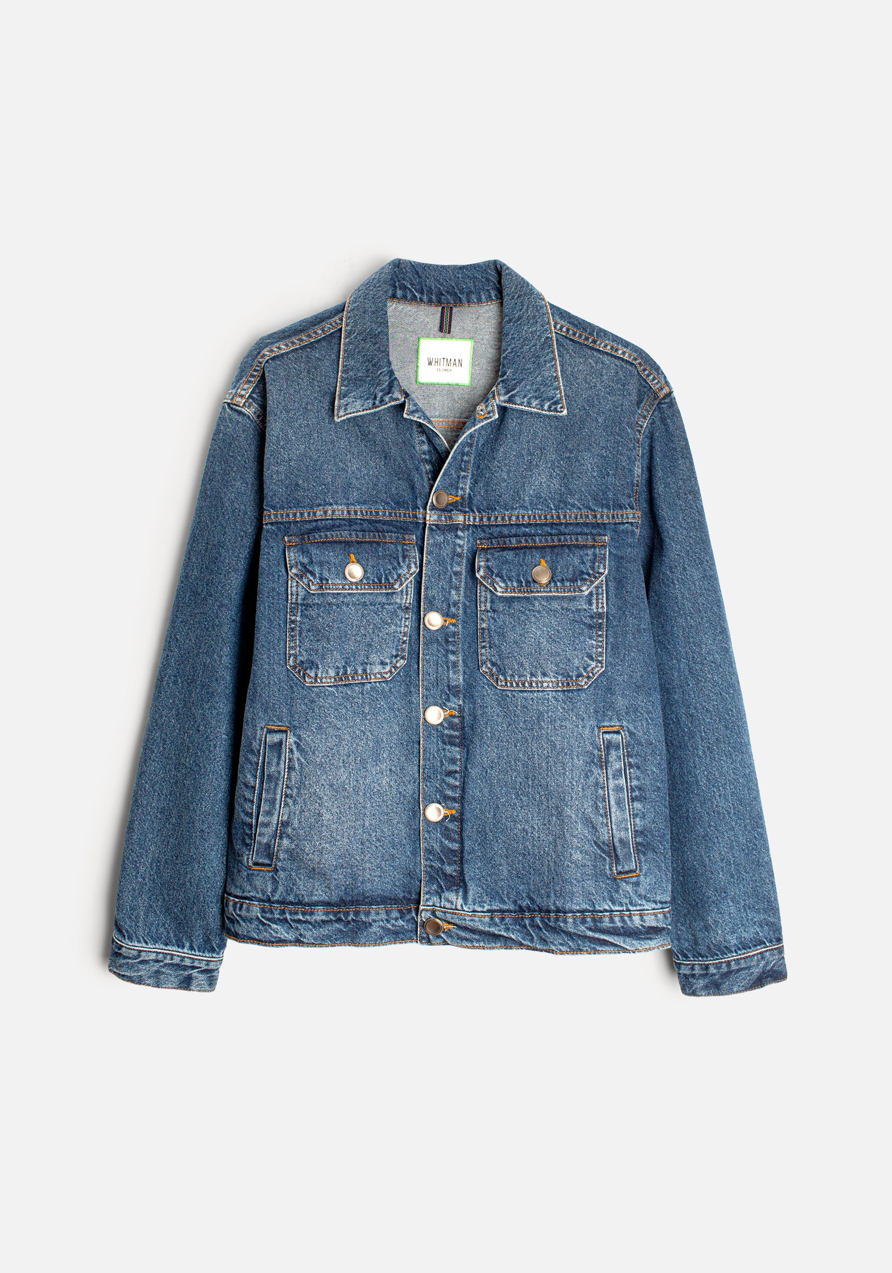 Chamarra Denim Milwaukee Azul Medio