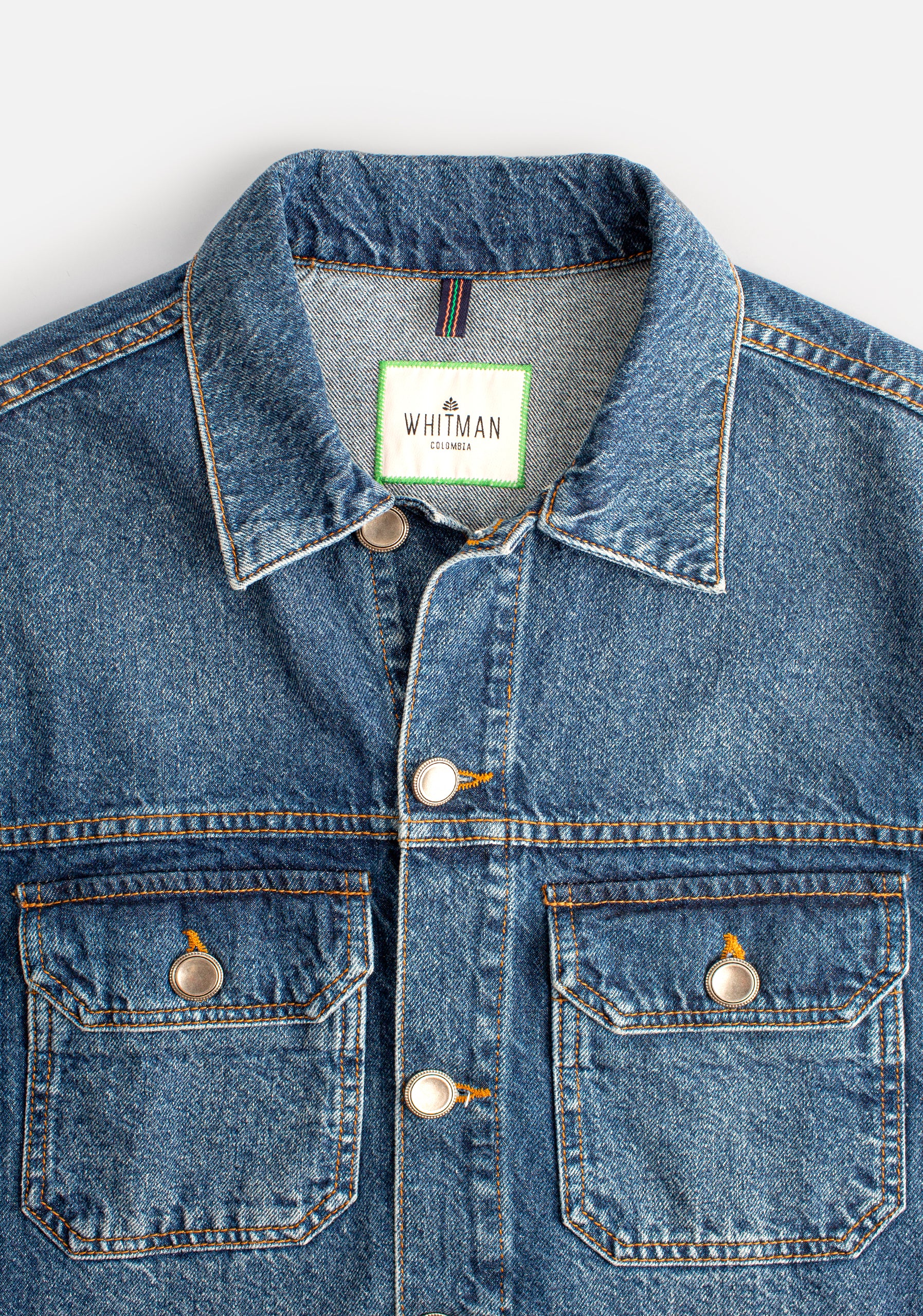 Chamarra Denim Milwaukee Azul Medio