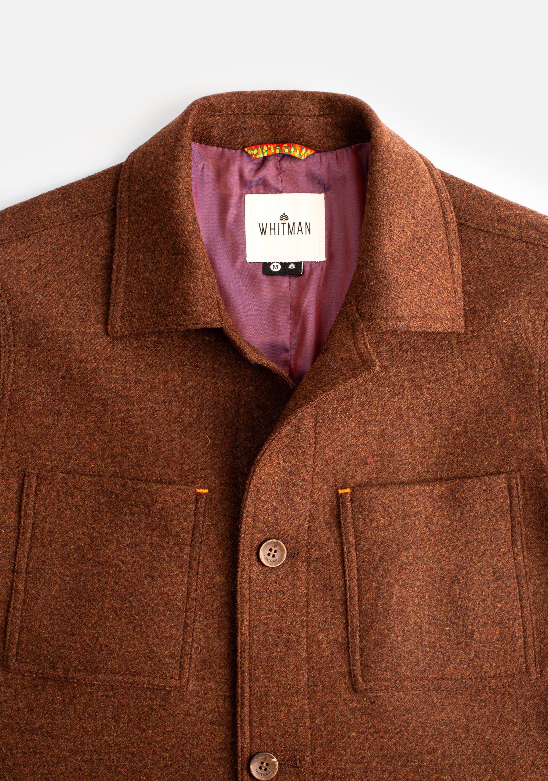 Chamarra H Apolo Lana Unicolor Cafe Med Jaspe