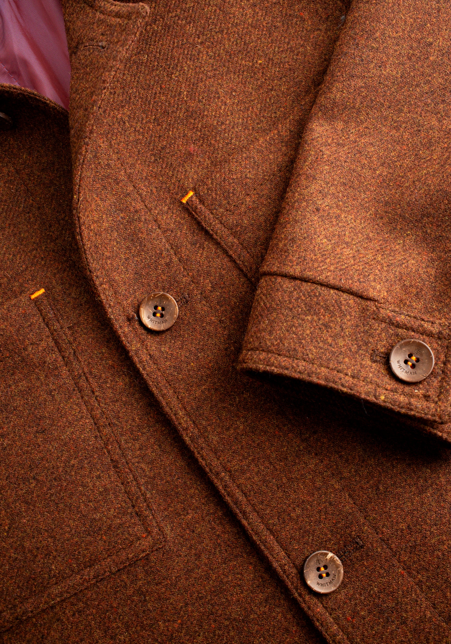 Chamarra H Apolo Lana Unicolor Cafe Med Jaspe