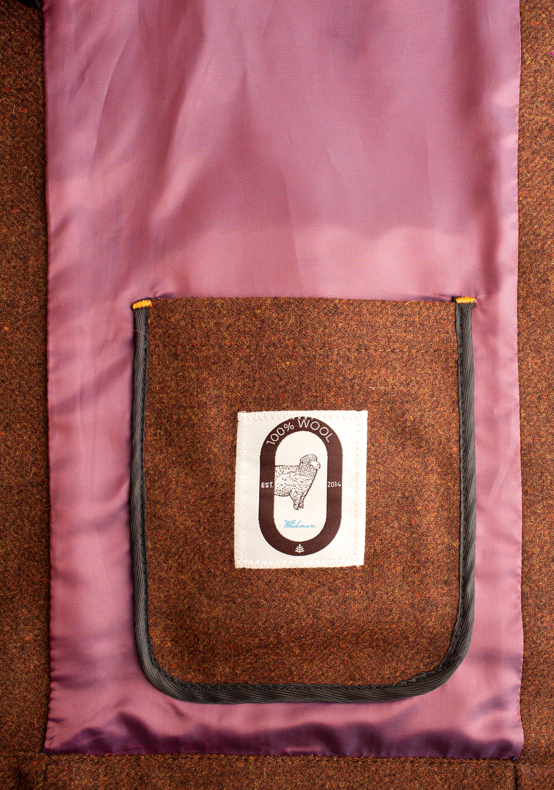 Chamarra H Apolo Lana Unicolor Cafe Med Jaspe