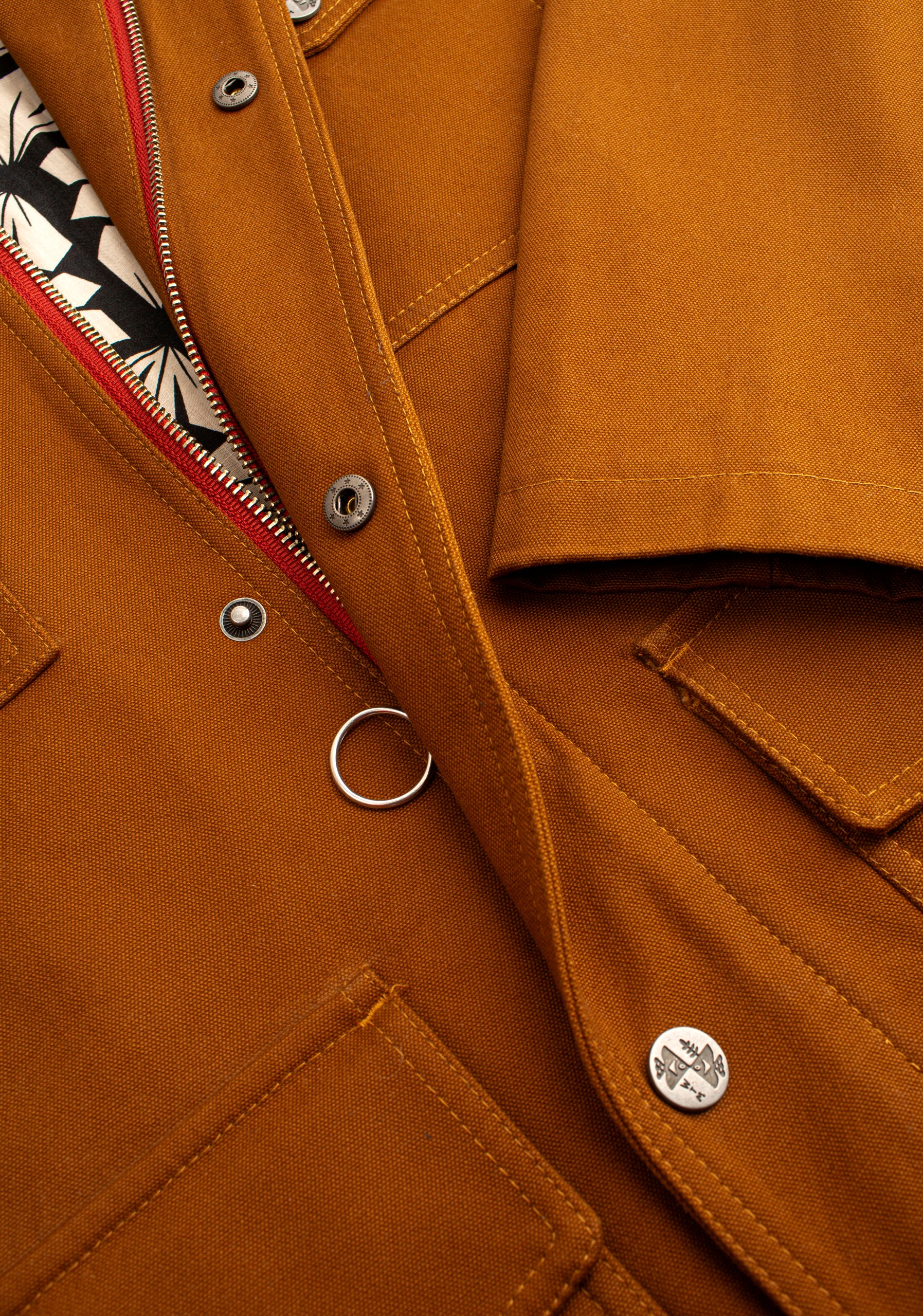 Chamarra H Leonard Unicolor Tabaco