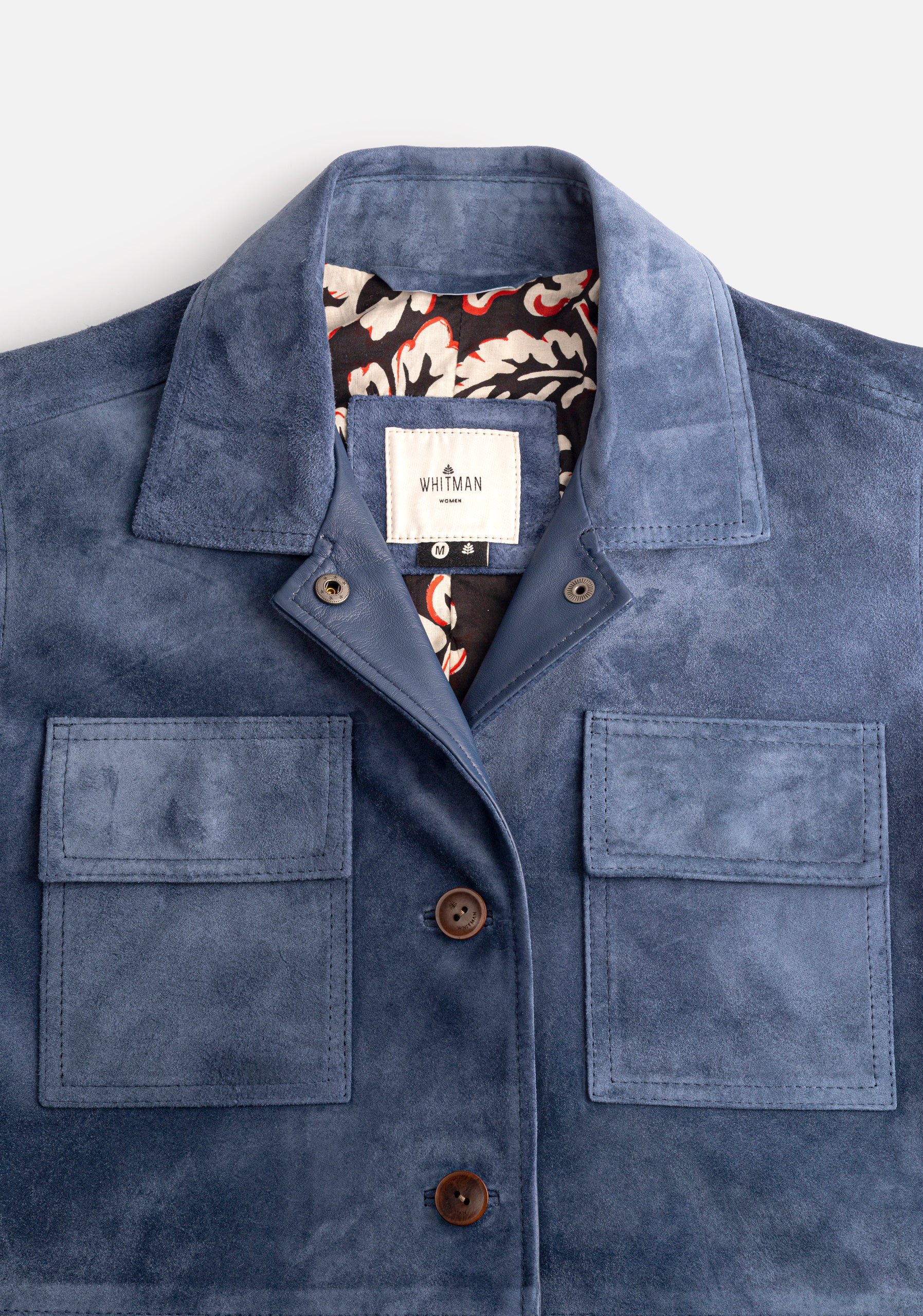 Chamarra M Ruanda Gamuza Azul Med