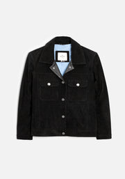 Chamarra Western Gamuza Negro