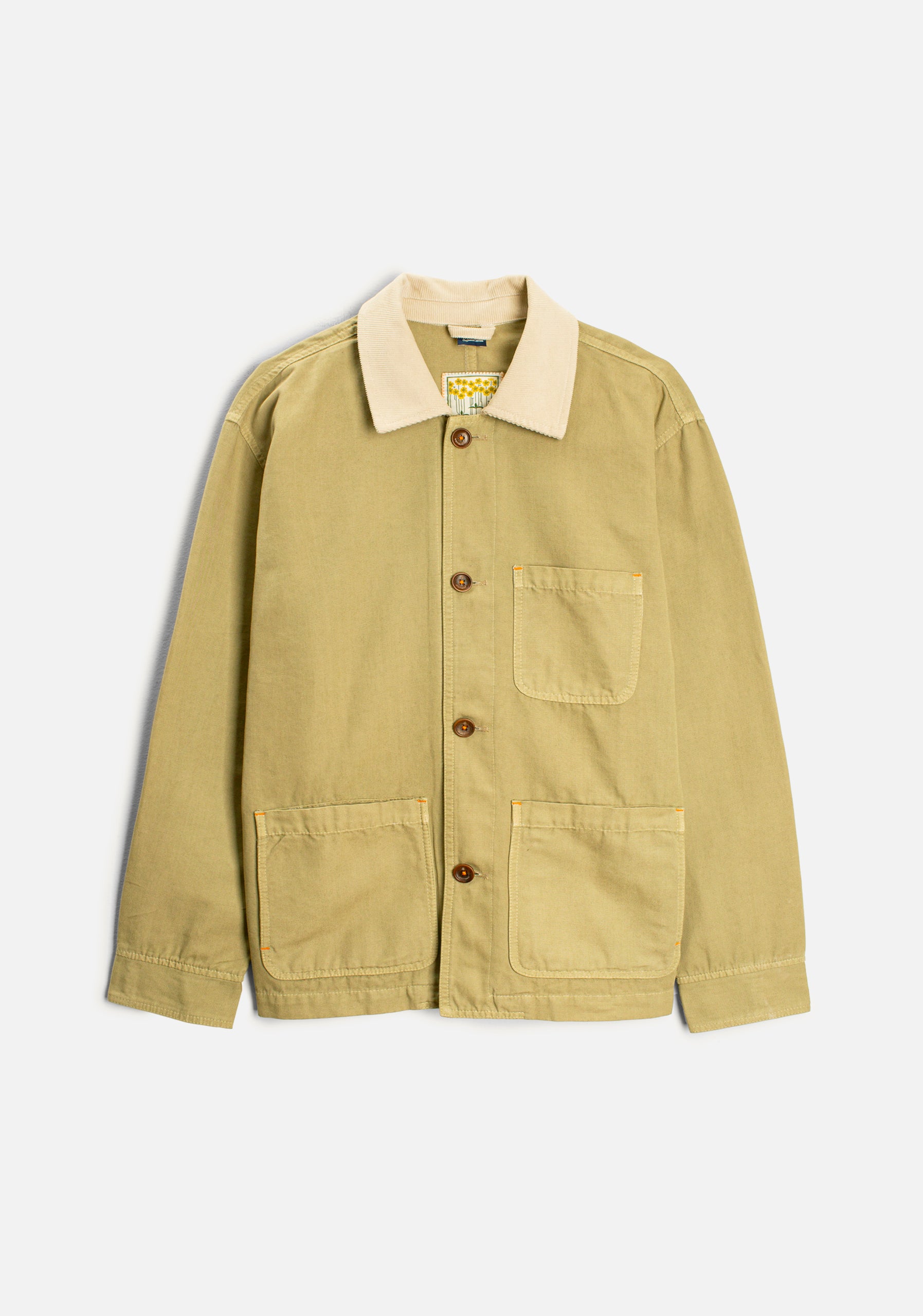 Chamarra H Boston Tinturada Verde Claro