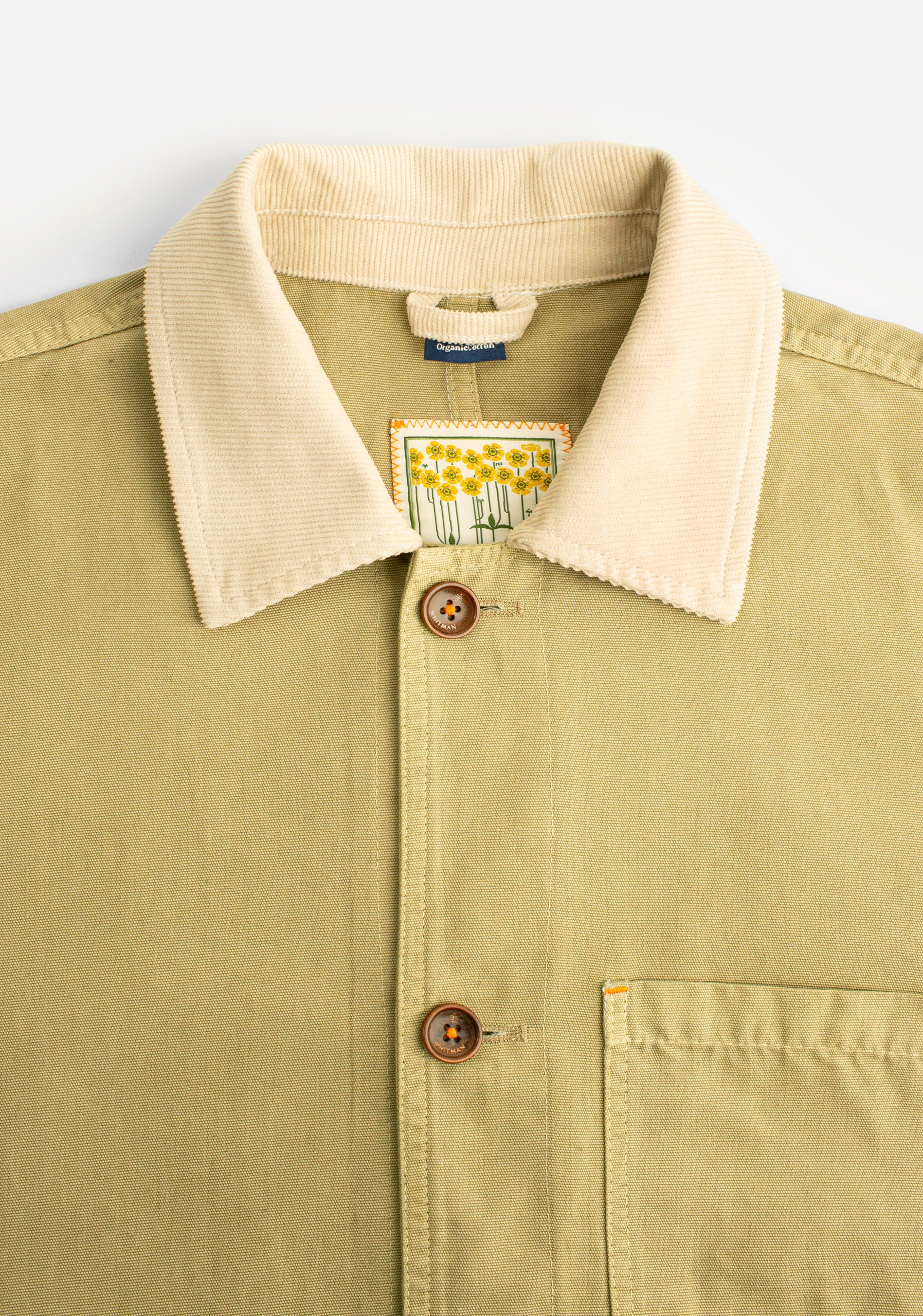 Chamarra H Boston Tinturada Verde Claro