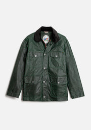 Chamarra Bourke Wax Verde Oscuro