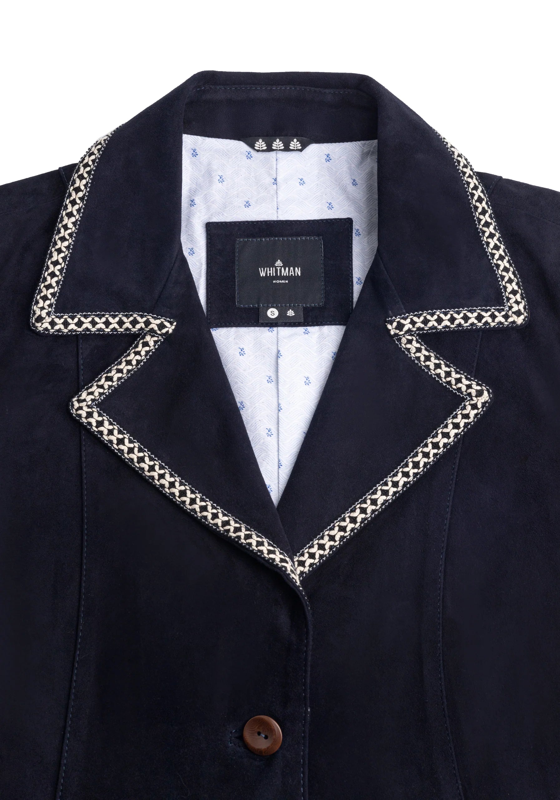 Chamarra Elioth Gamuza APL Azul