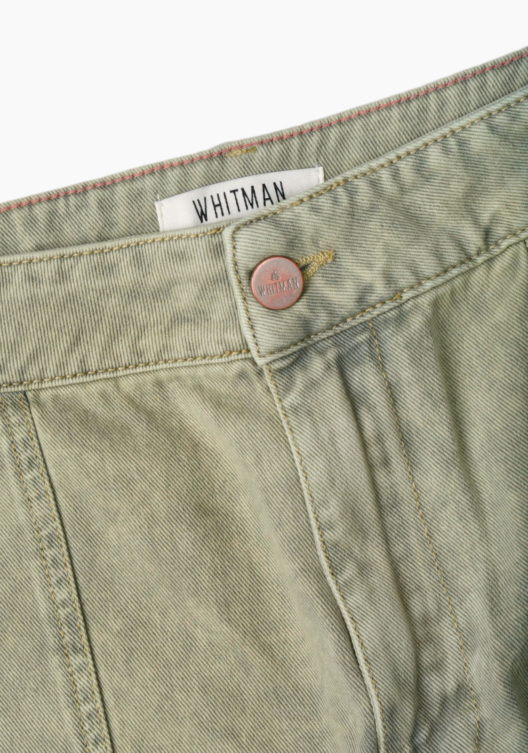 Pantalon De Mezclilla Donna Verde Des.