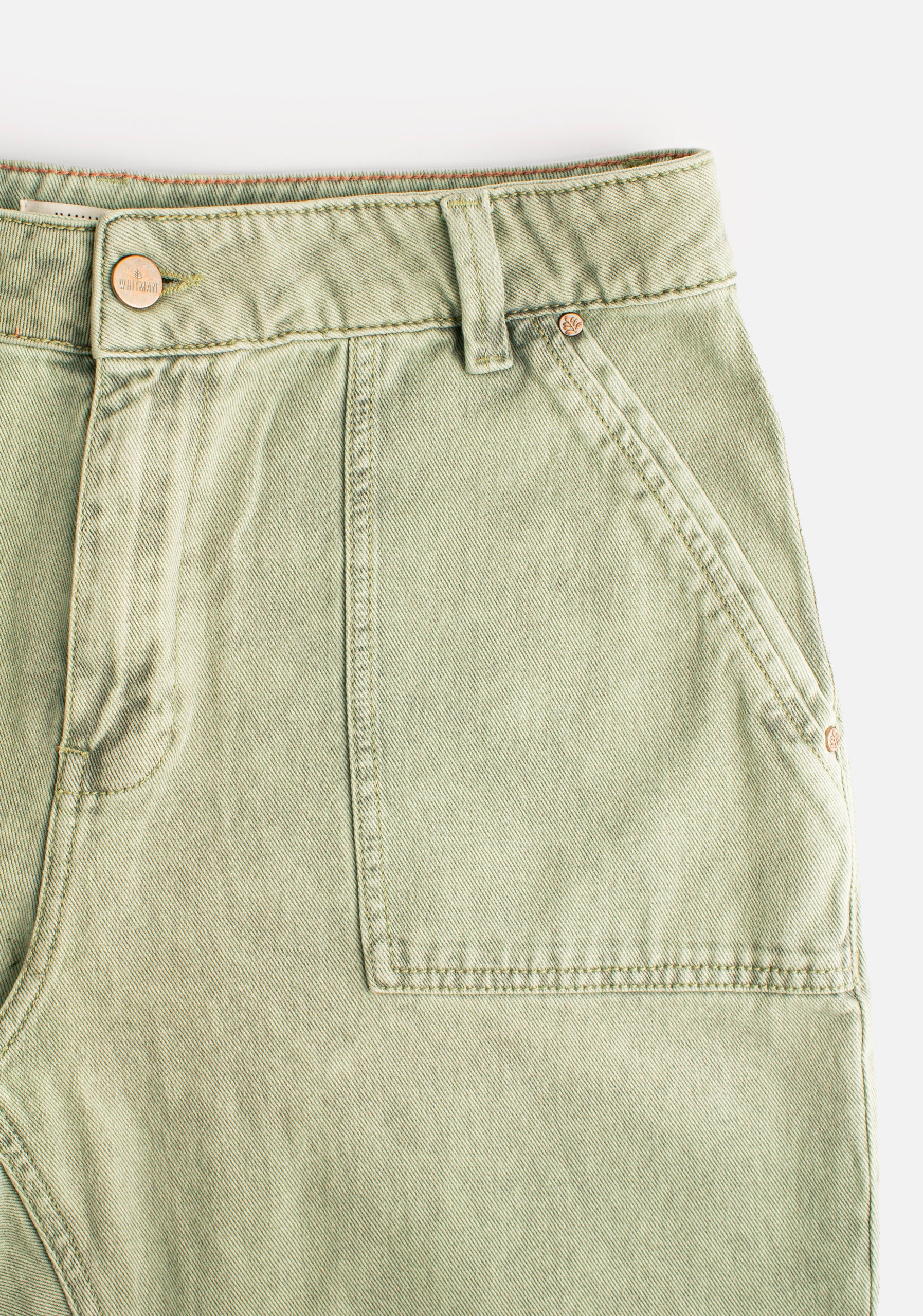 Pantalón de Mezclilla Donna Verde Des.