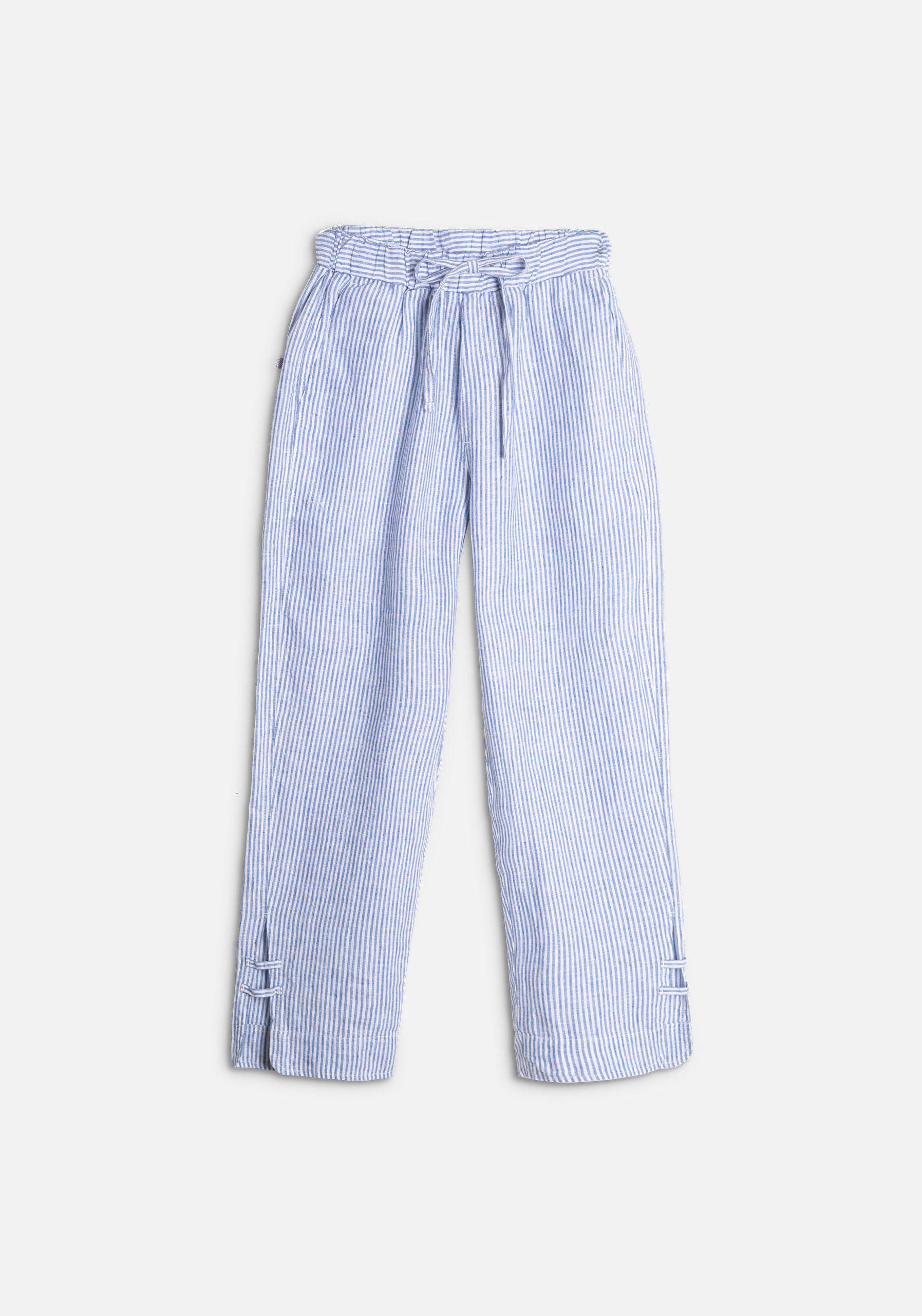 Jogger Alessia Lino Rayas Azul-Blanco
